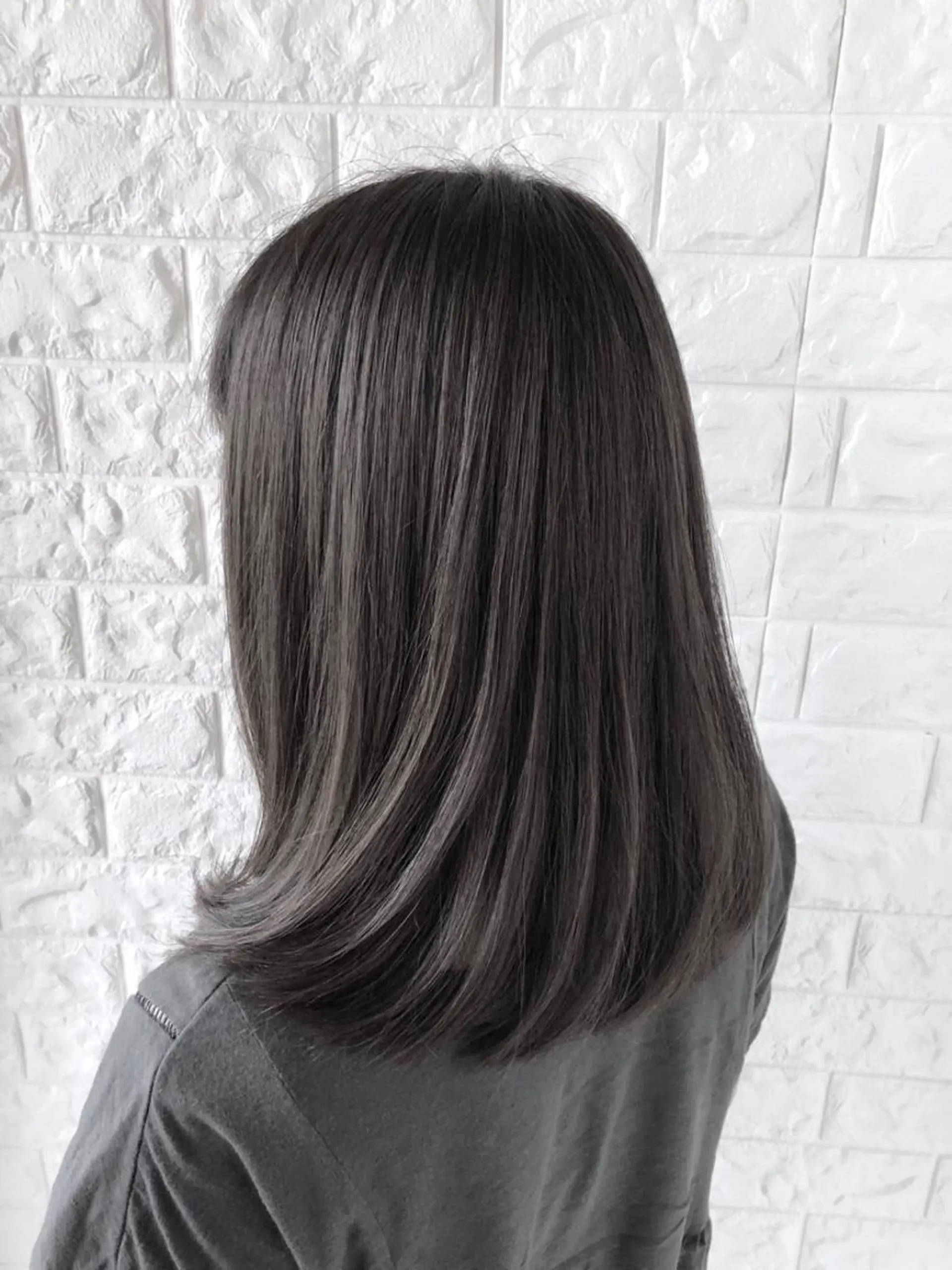 ミディアム 外国人風カラー 縮毛矯正/髪質改善 主税巧一のヘアスタイル