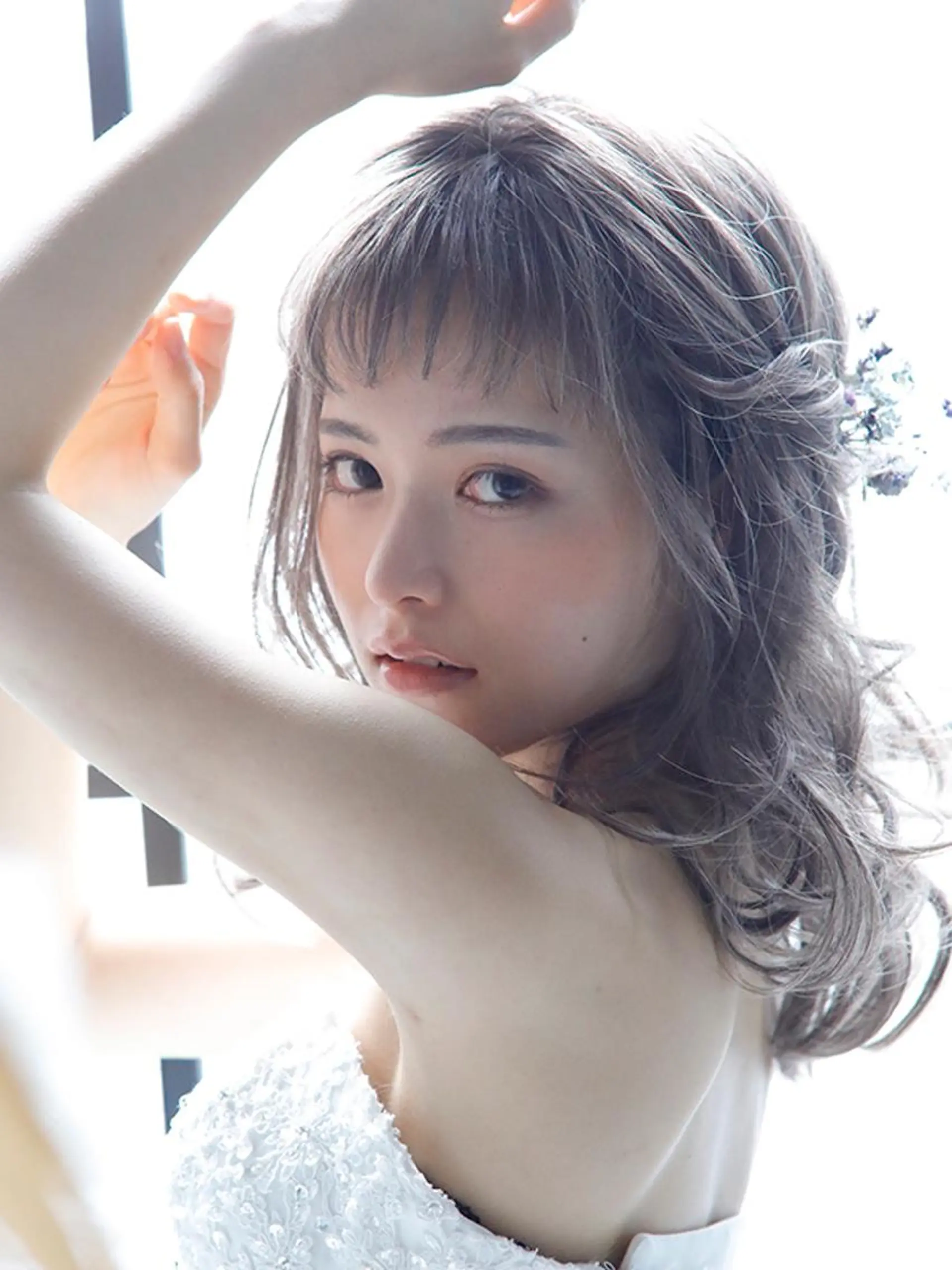 カラー 松本 唯のヘアスタイル