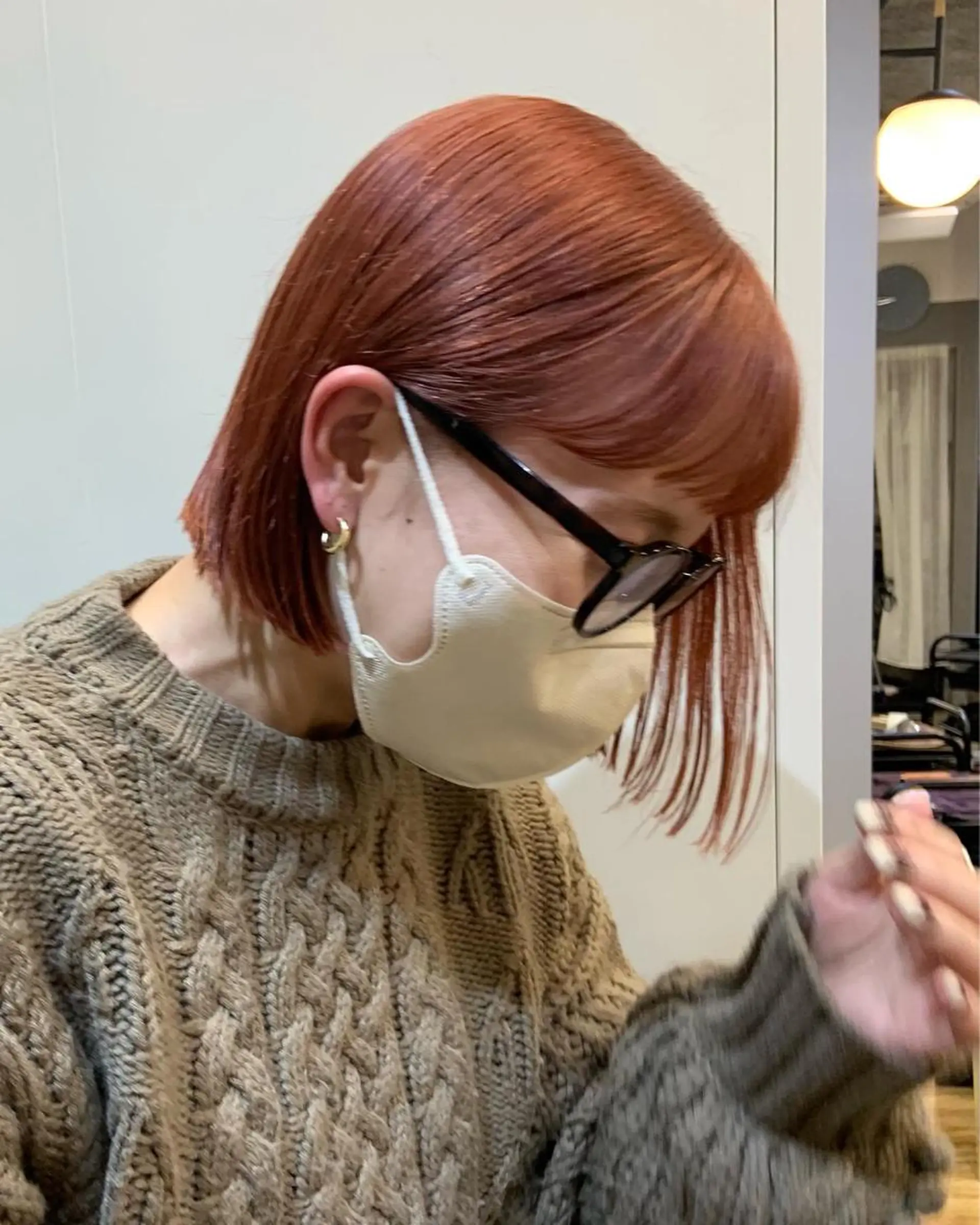 ショート ヘアカラー トリートメント #美髪矯正#艶カラー Natsuのヘアスタイル