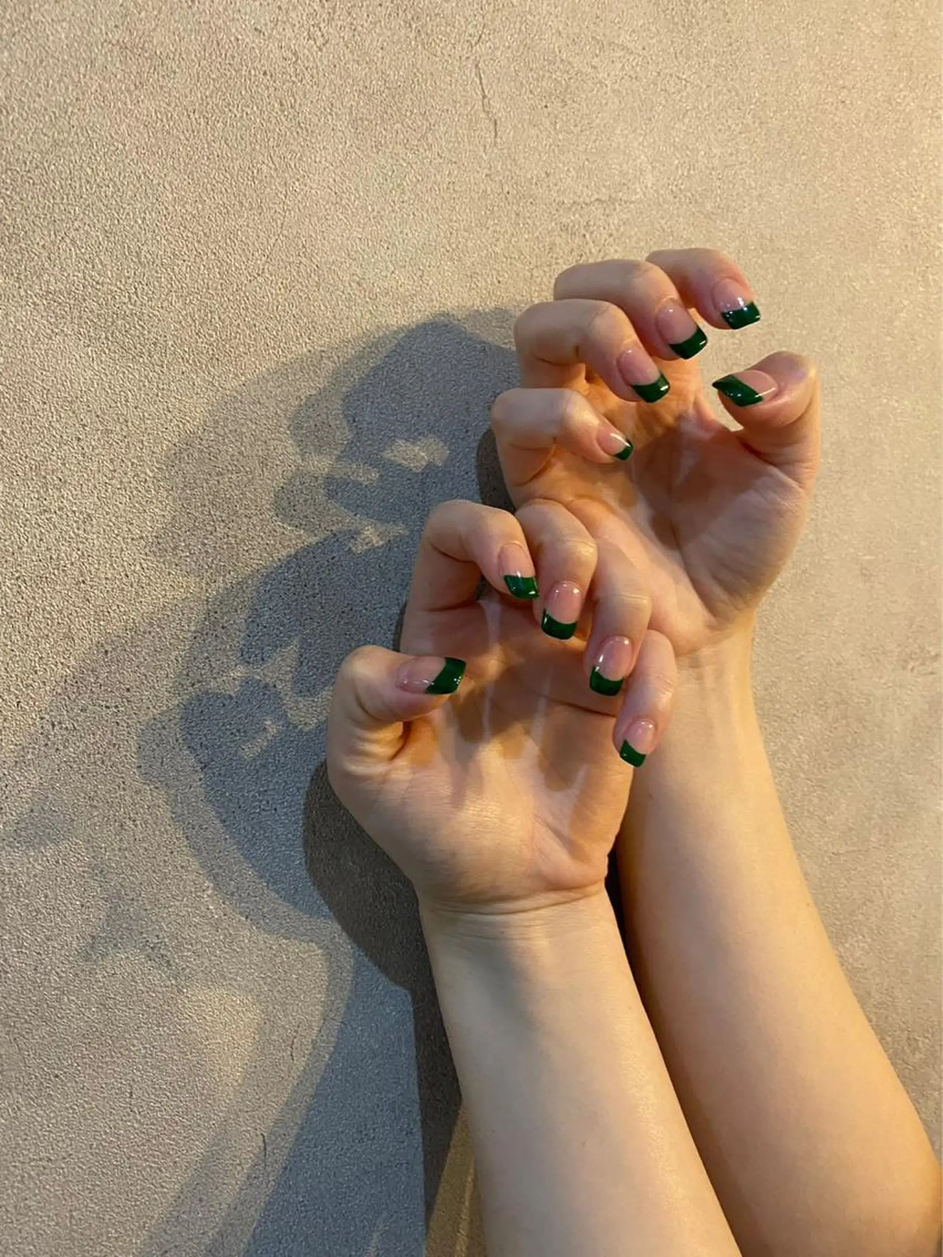 ネイル グリーン Yarm As Etel　。のネイルデザイン