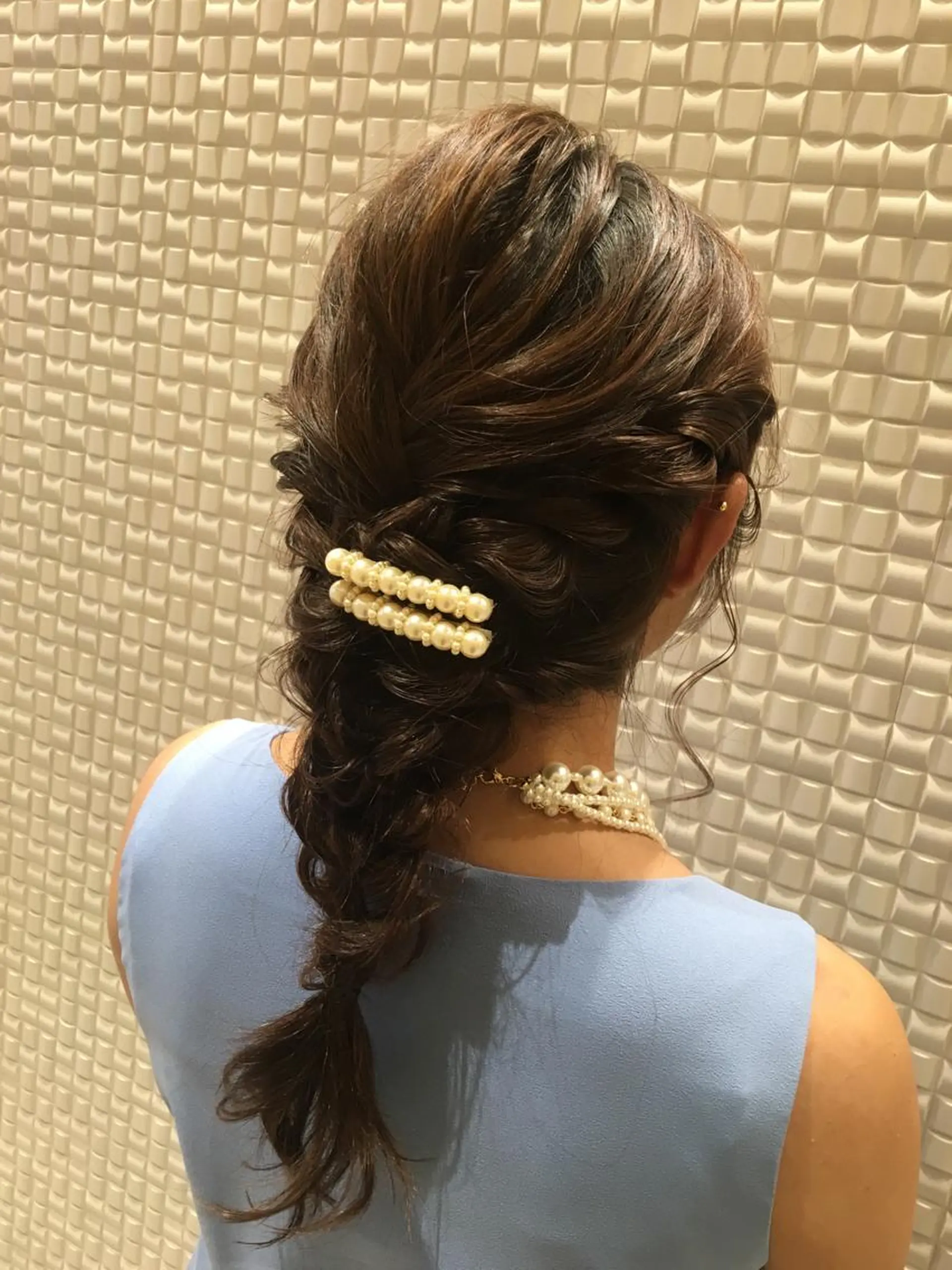 ミディアム セミロング ロング ヘアアレンジ scene.池袋所属・scene. haraのヘアスタイル