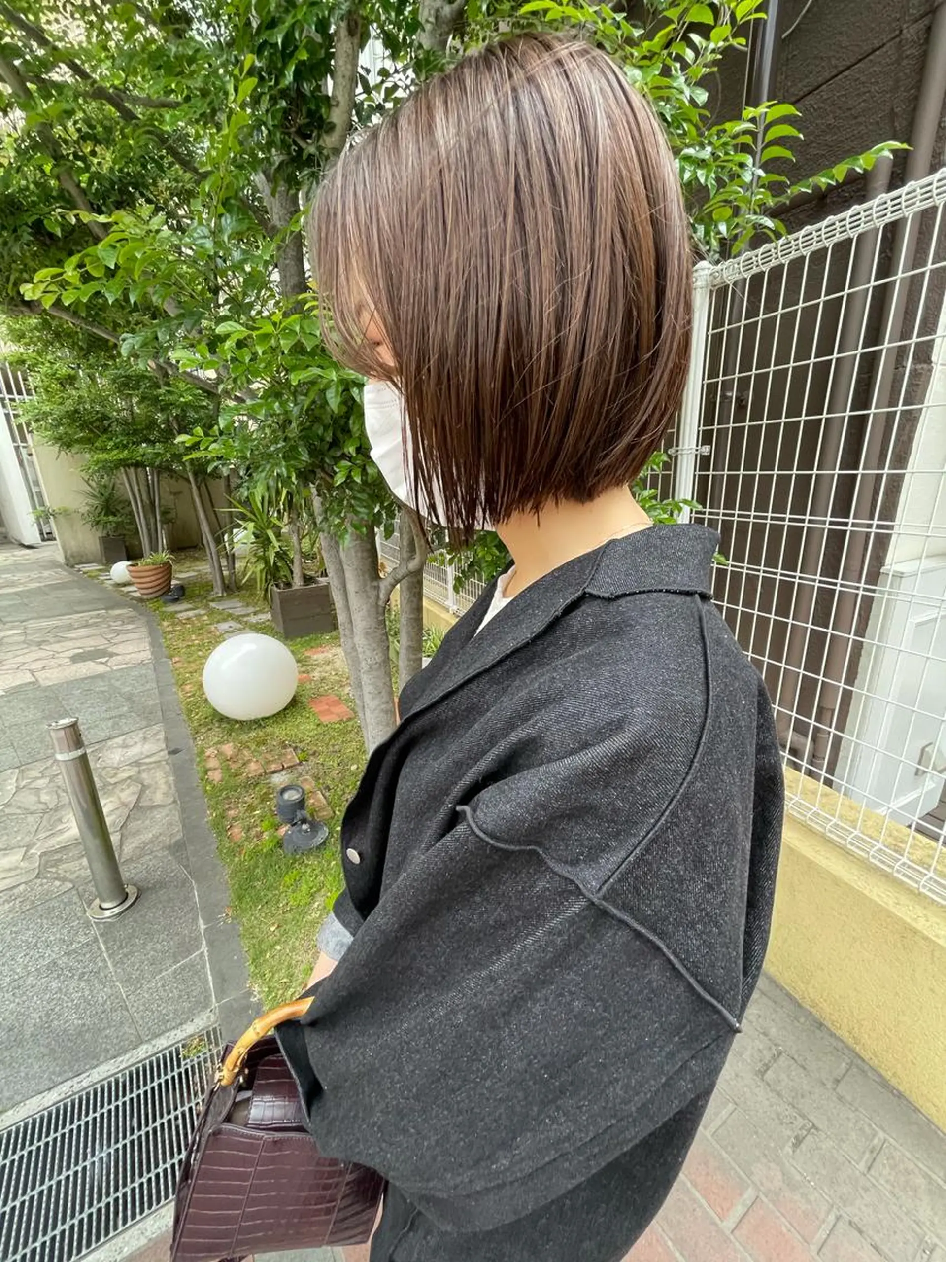 ショート カラー 🙃 透明感カラー/ボブのヘアスタイル