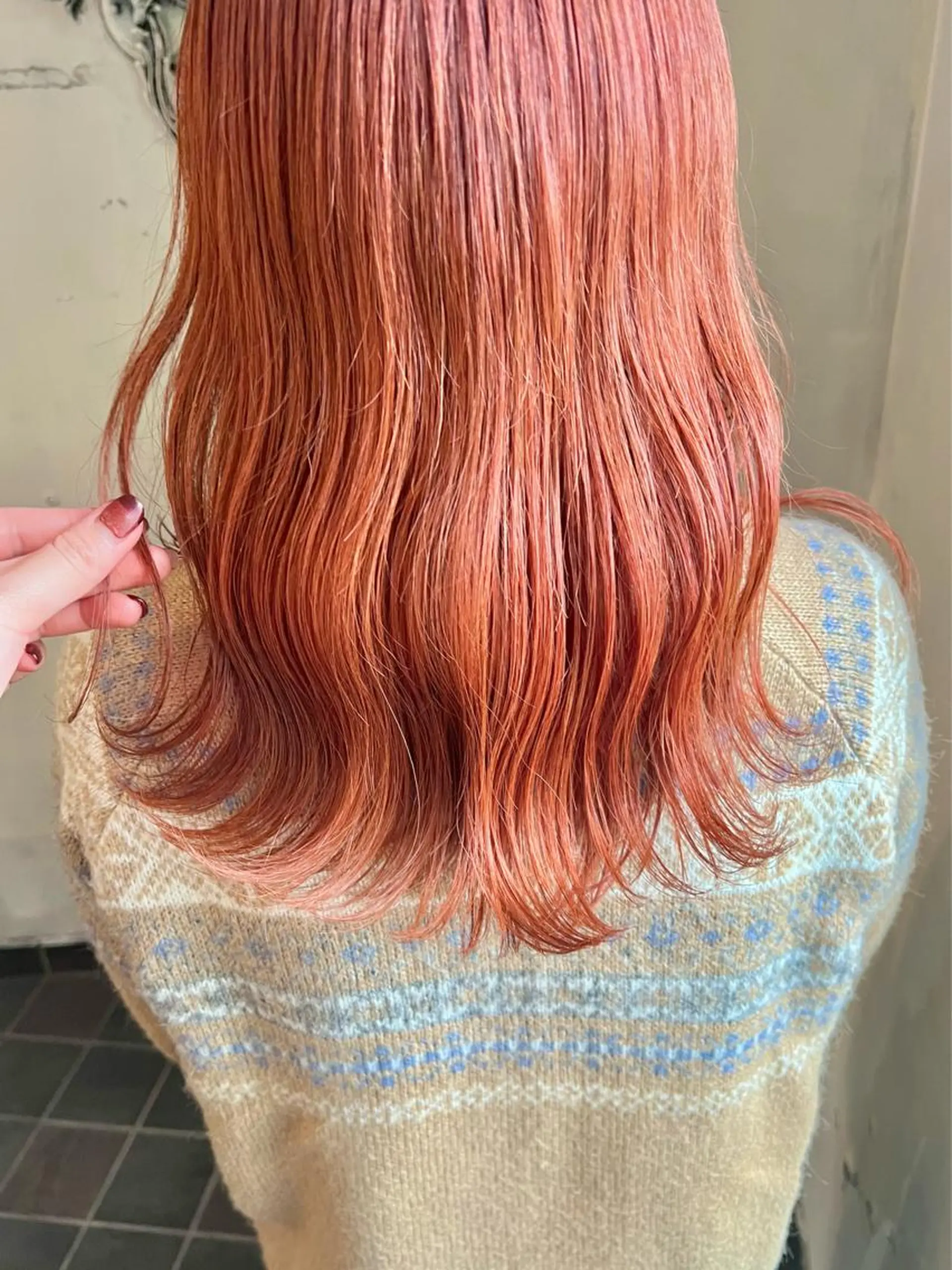 セミロング カラー 暖色カラー/ブリーチ /かしむらゆうかのヘアスタイル