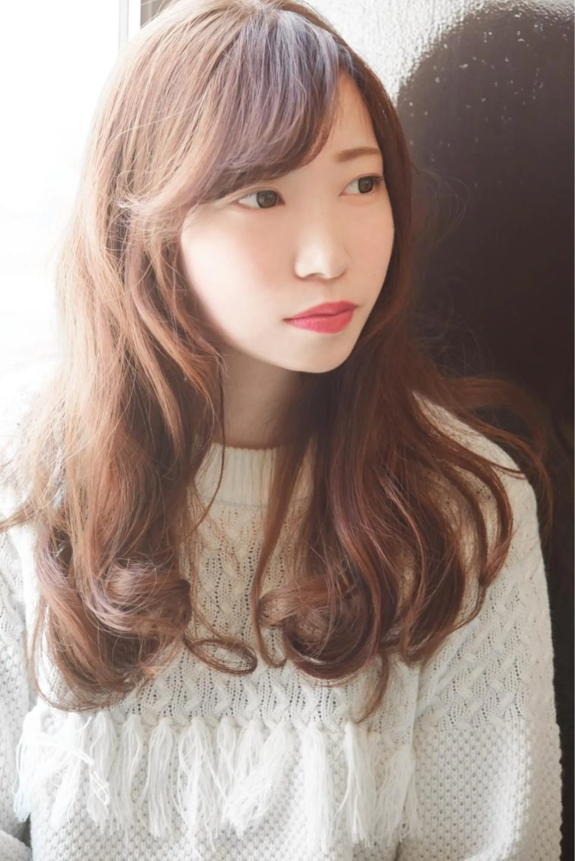 ロング アッシュ カット ヘアカラー パーマ Royd's 【府内店】のヘアスタイル