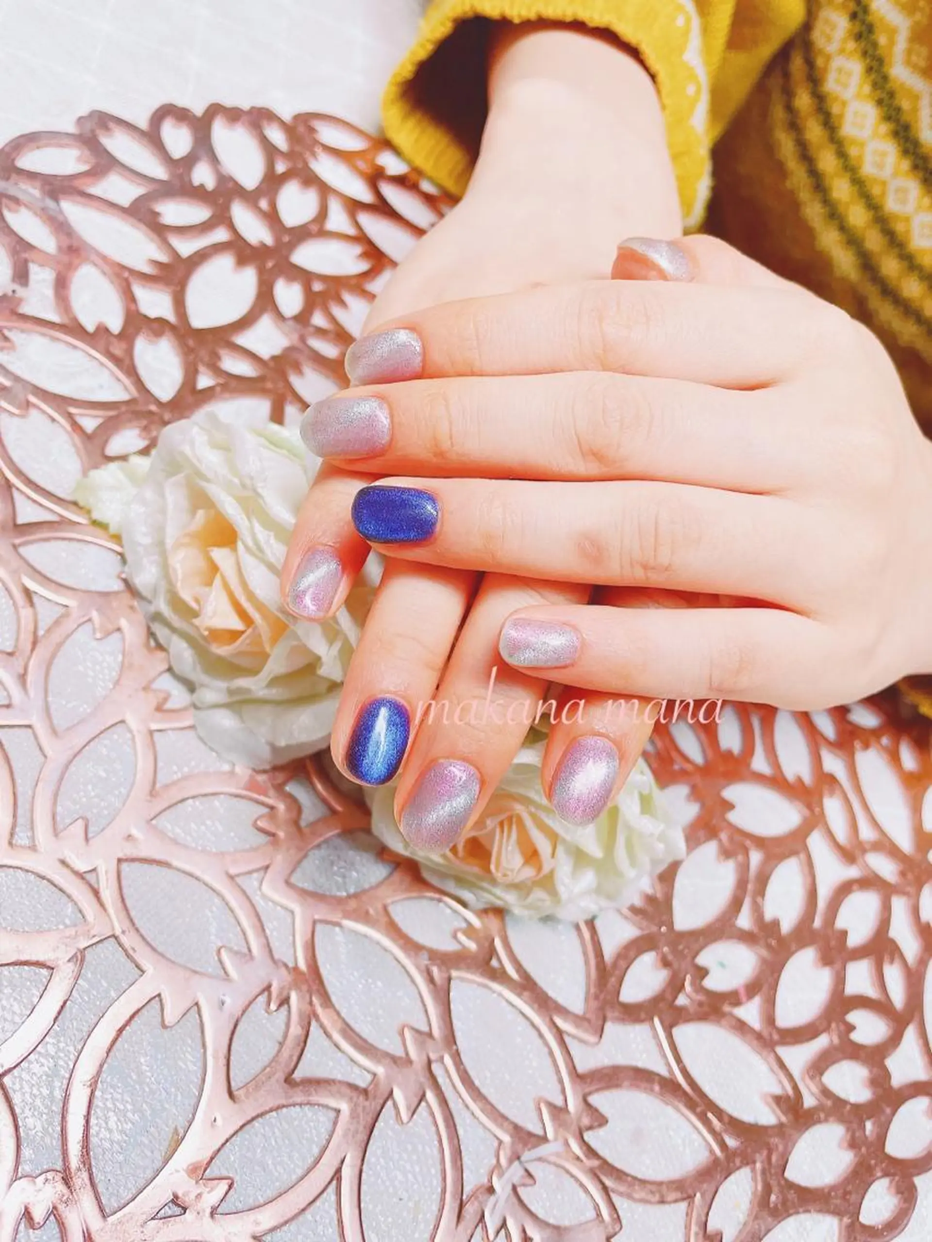 ネイル マグネットネイル ハンドネイル Makana Mana所属・Makana Manaのネイルデザイン
