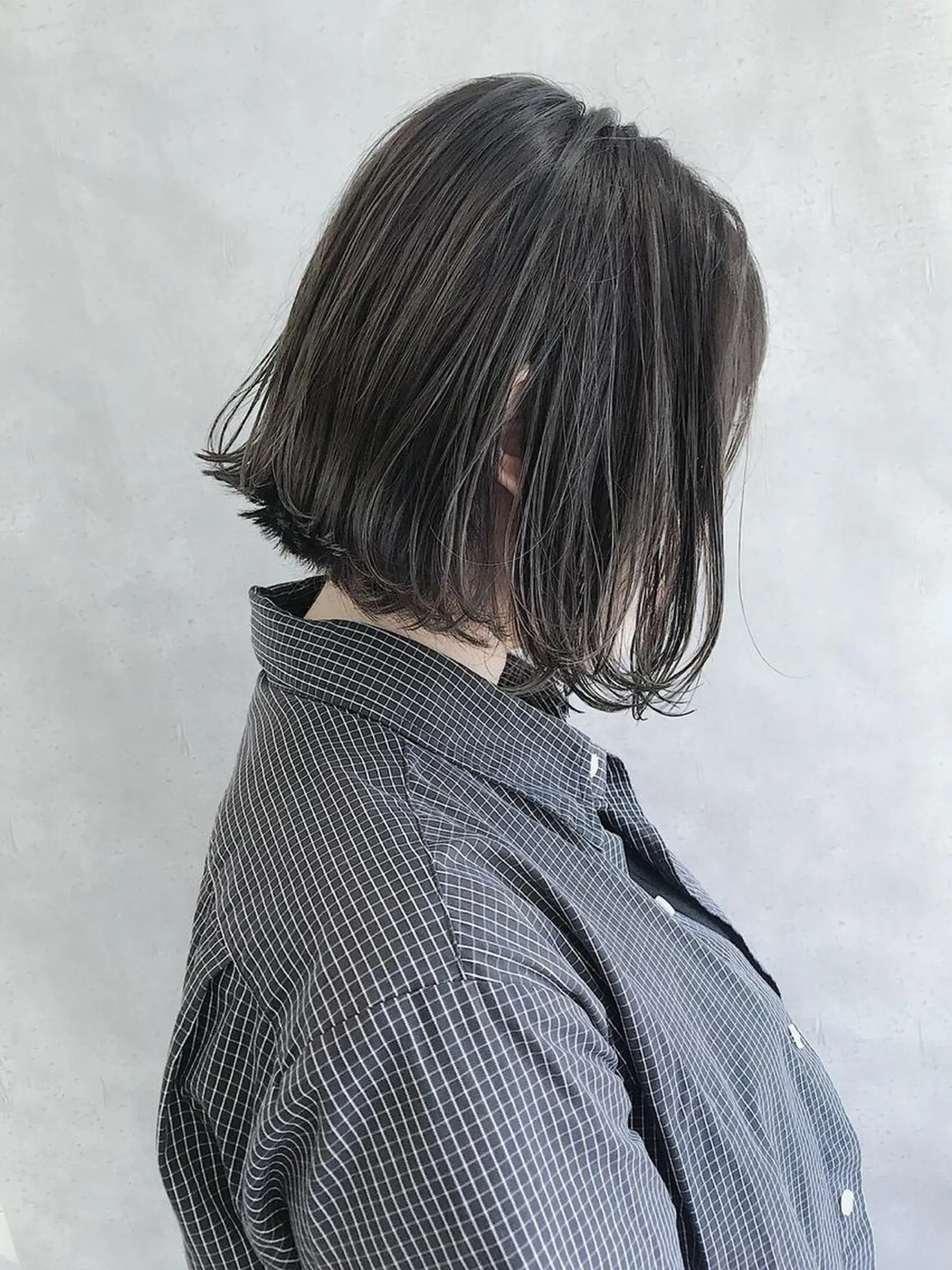 ショート カラー パーマ グレージュ _ WHITE三宮店のヘアスタイル