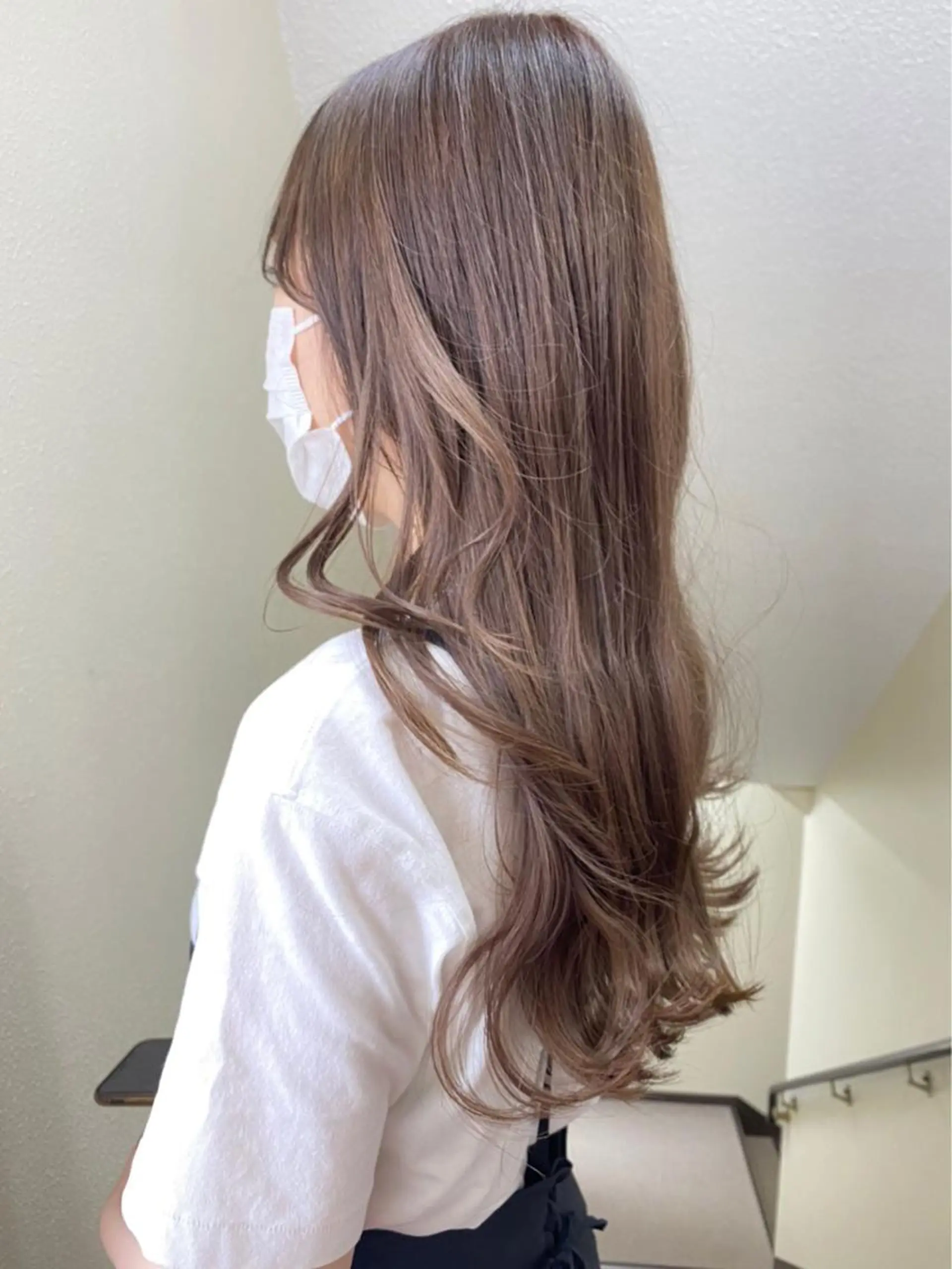 ロング カラー パーマ ヘアアレンジ メンズ キッズ ネイル マツエク・マツパ 女性専用サロン梅田 髪質改善カラーakiのヘアスタイル