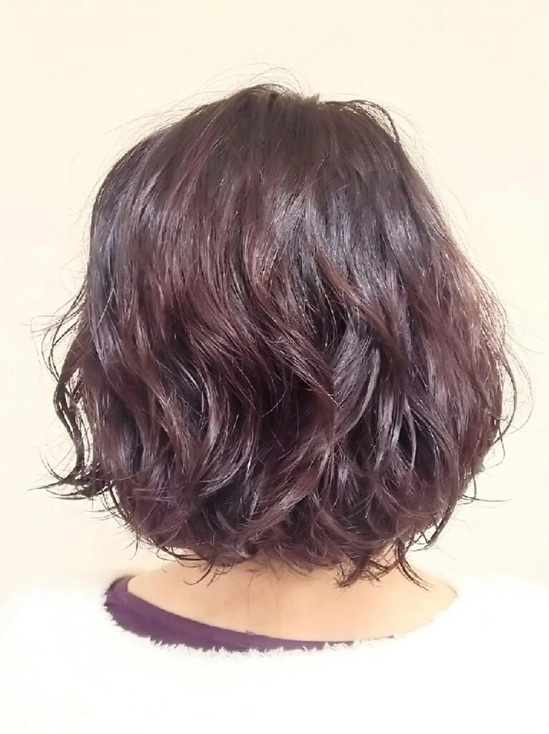 ショート ミディアム カラー パーマ ミディアムパーマ ピンクカラー バイオレットカラー 【Sweep】おじま のぞみのヘアスタイル