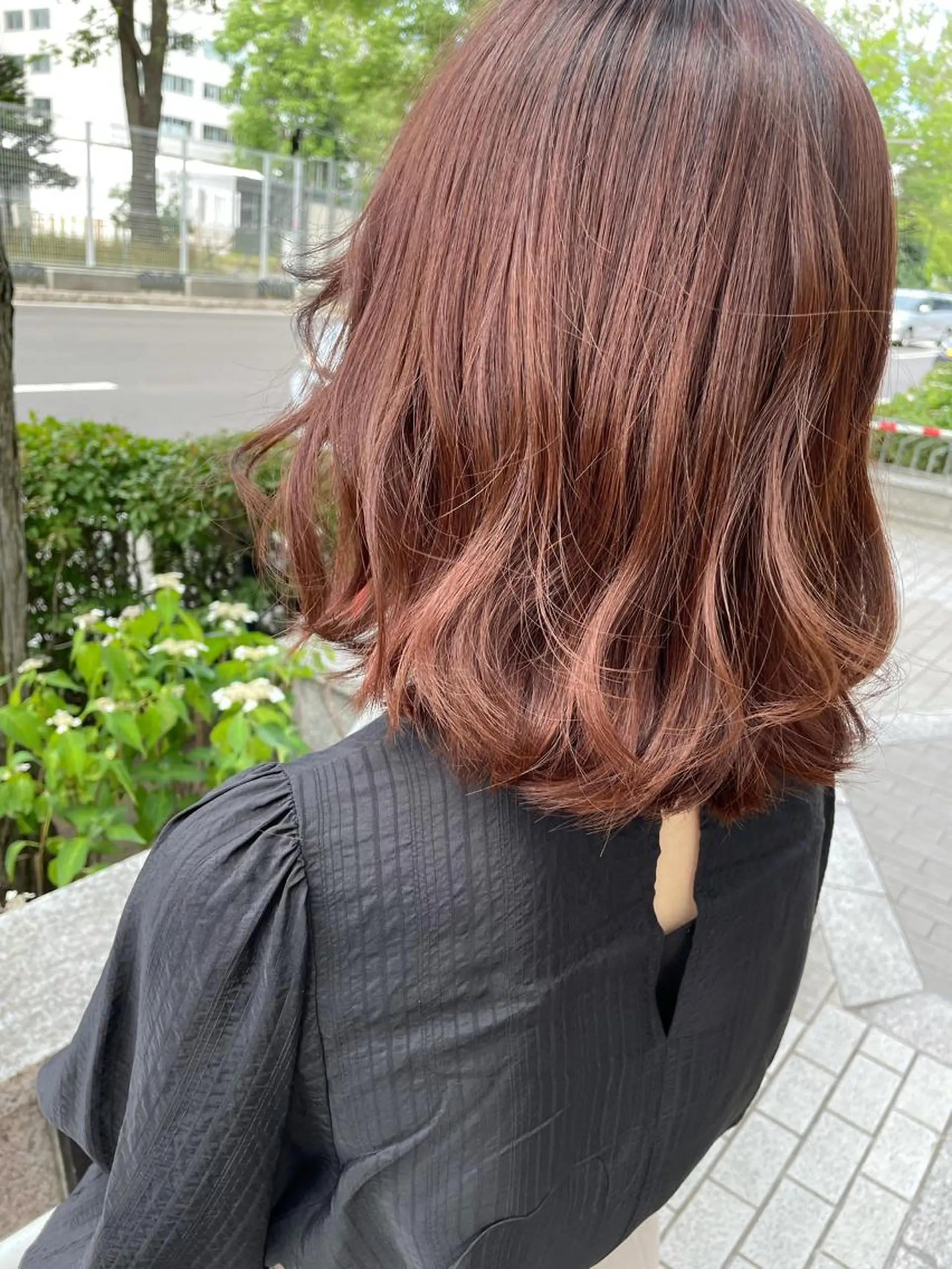 ミディアム カラー ベージュカラー 髪質改善美容室Lust所属・美容室Lust💚 嶋崎 鷹のヘアスタイル