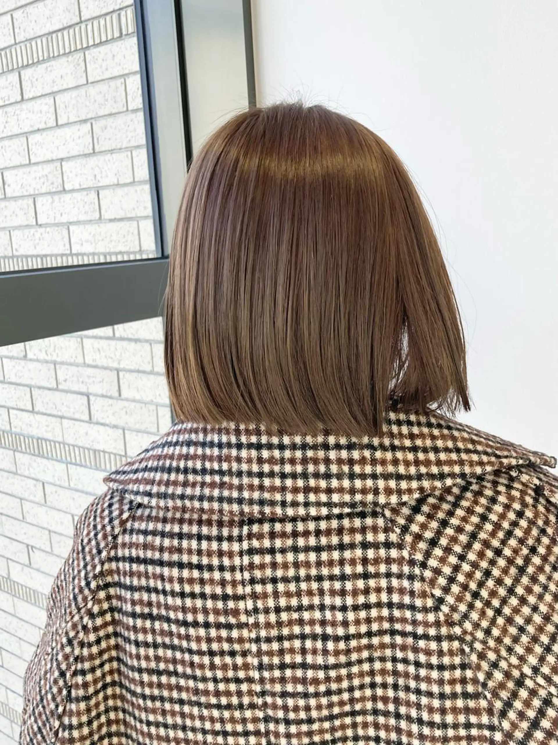 ショート カラー 透明感カラー グレージュ ラベンダーカラー ラベンダーグレージュ ラベンダーグレー 小森 衣純のヘアスタイル