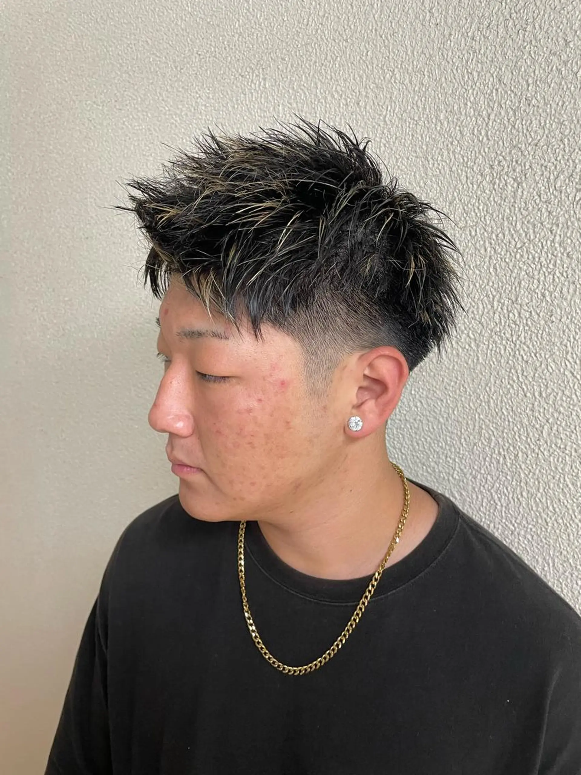 ショート カラー パーマ メンズ 辻堂メンズ特化 YU-YAのヘアスタイル