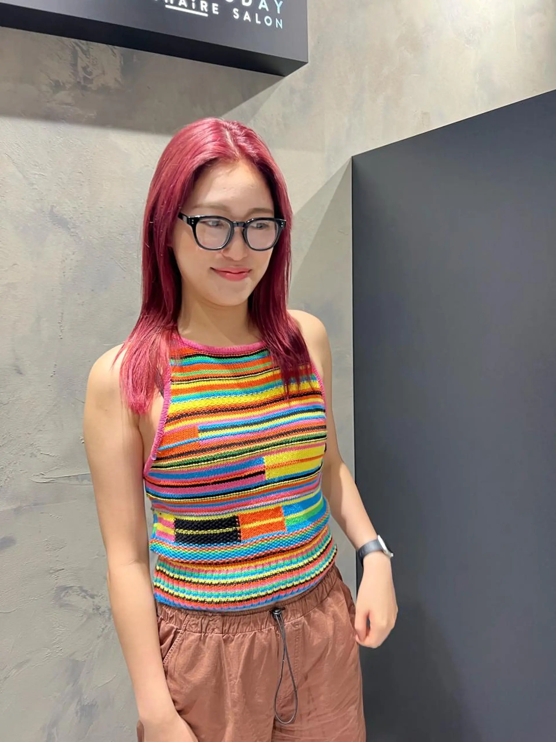 セミロング カラー カット ヘアカラー トリートメント kimika🥑 メンズ/髪質改善のヘアスタイル