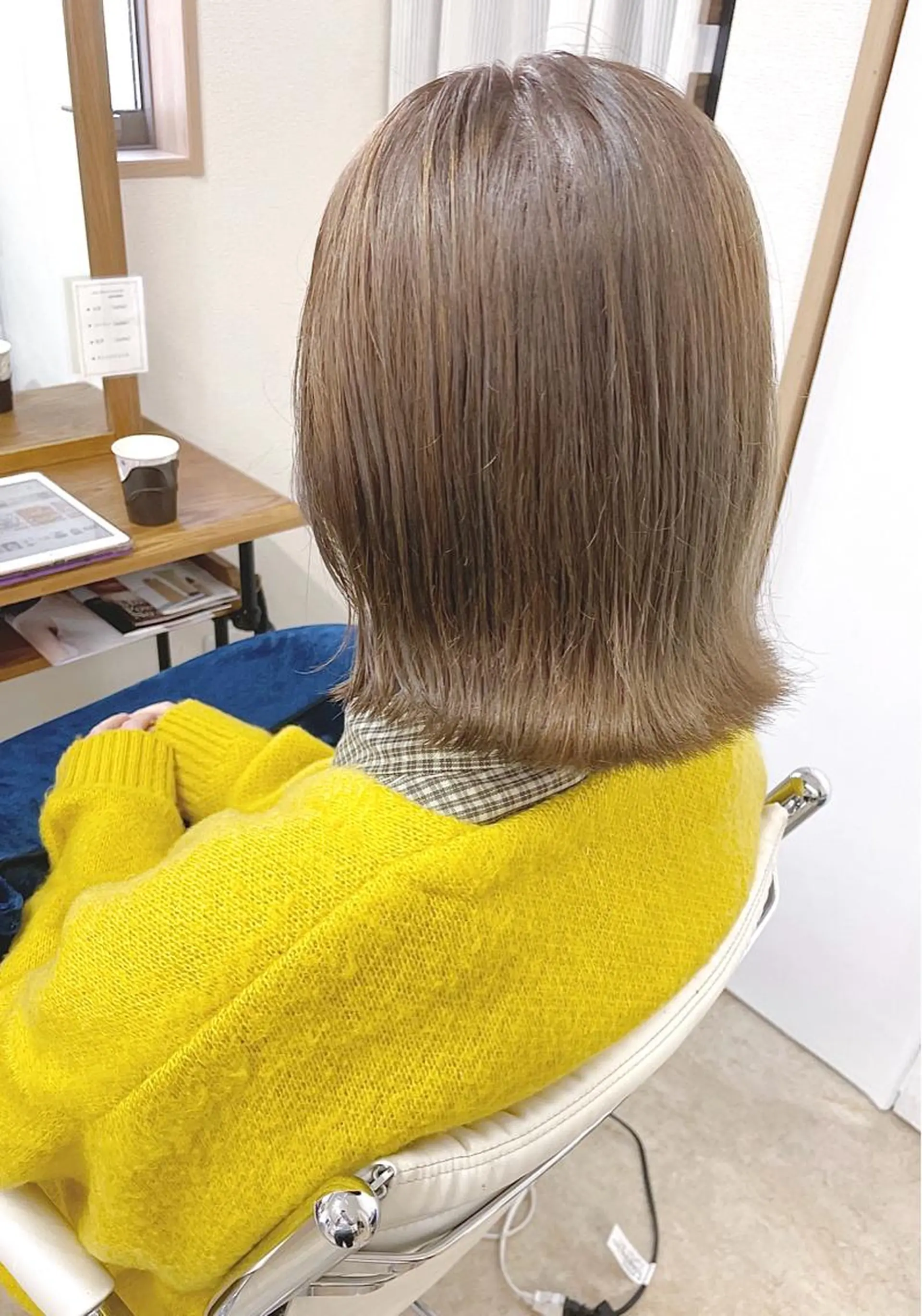 ショート カラー ケアブリーチ /髪質 改善/古橋圭史郎のヘアスタイル