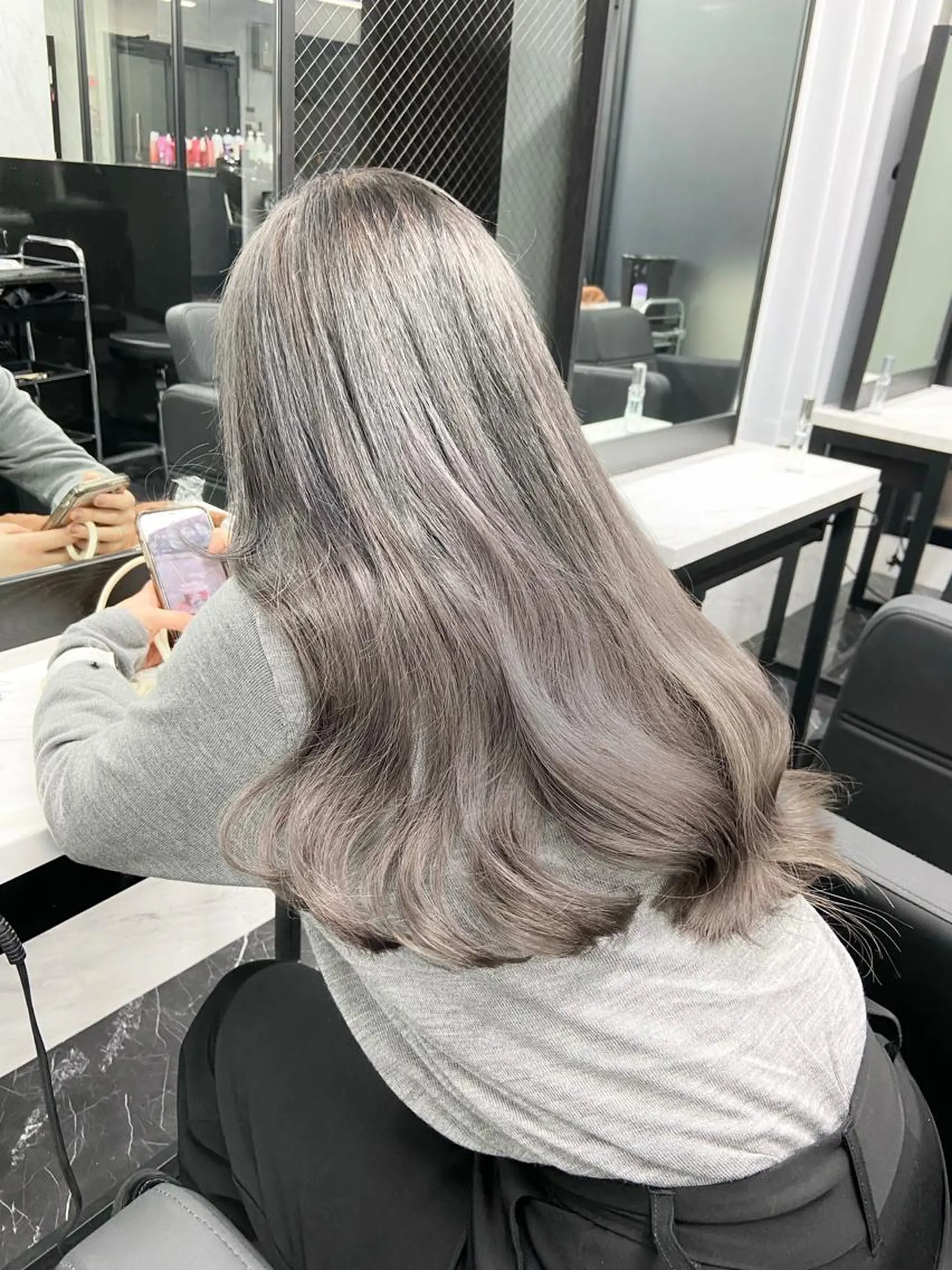 ロング カラー ハイトーンカラー ミルボンAujua認定サロン Ria  OSAKA 梅田所属・メンズ特化 Ryuのヘアスタイル