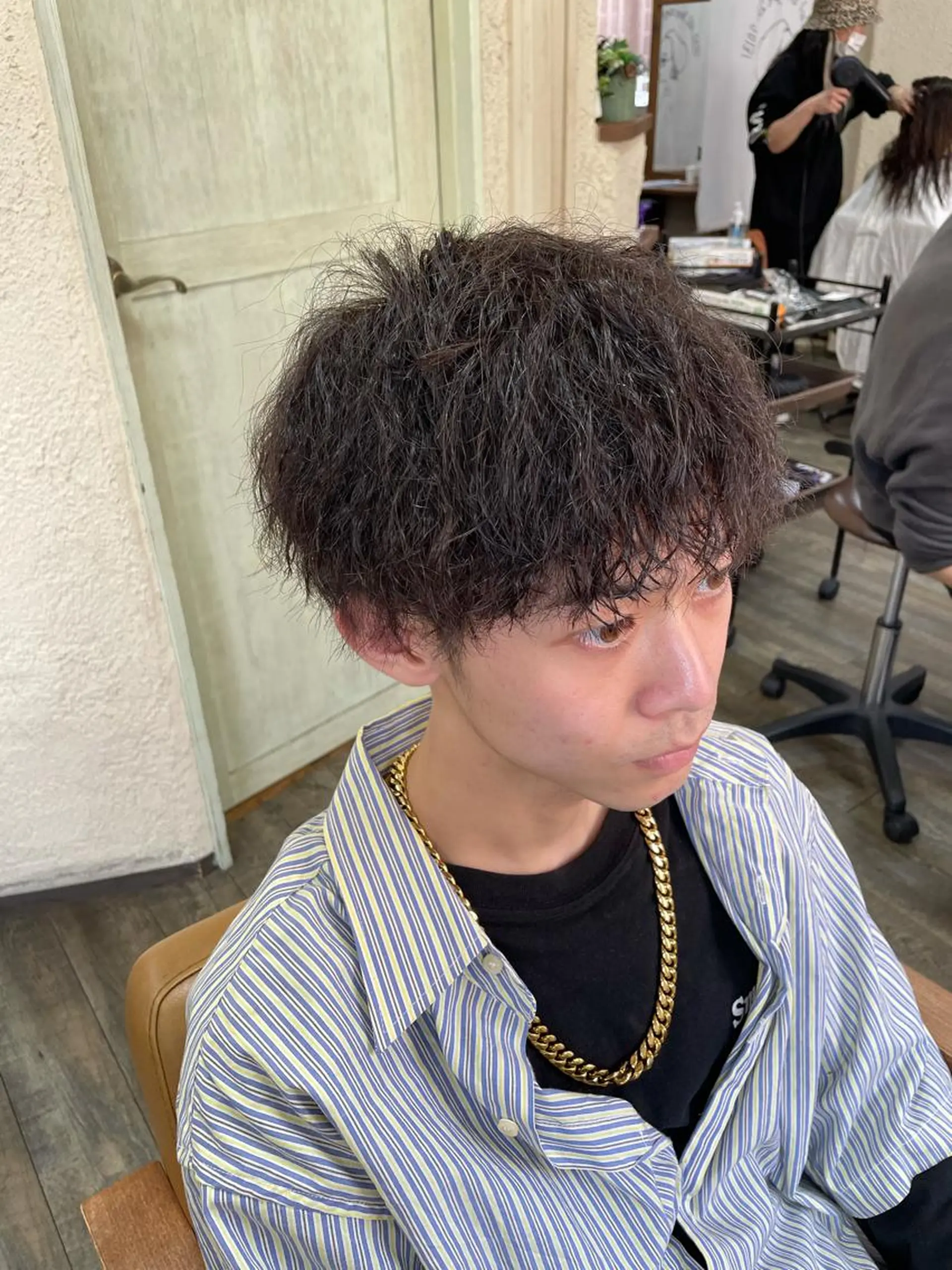 メンズ カット パーマ 【Gisel】 Asakiのヘアスタイル