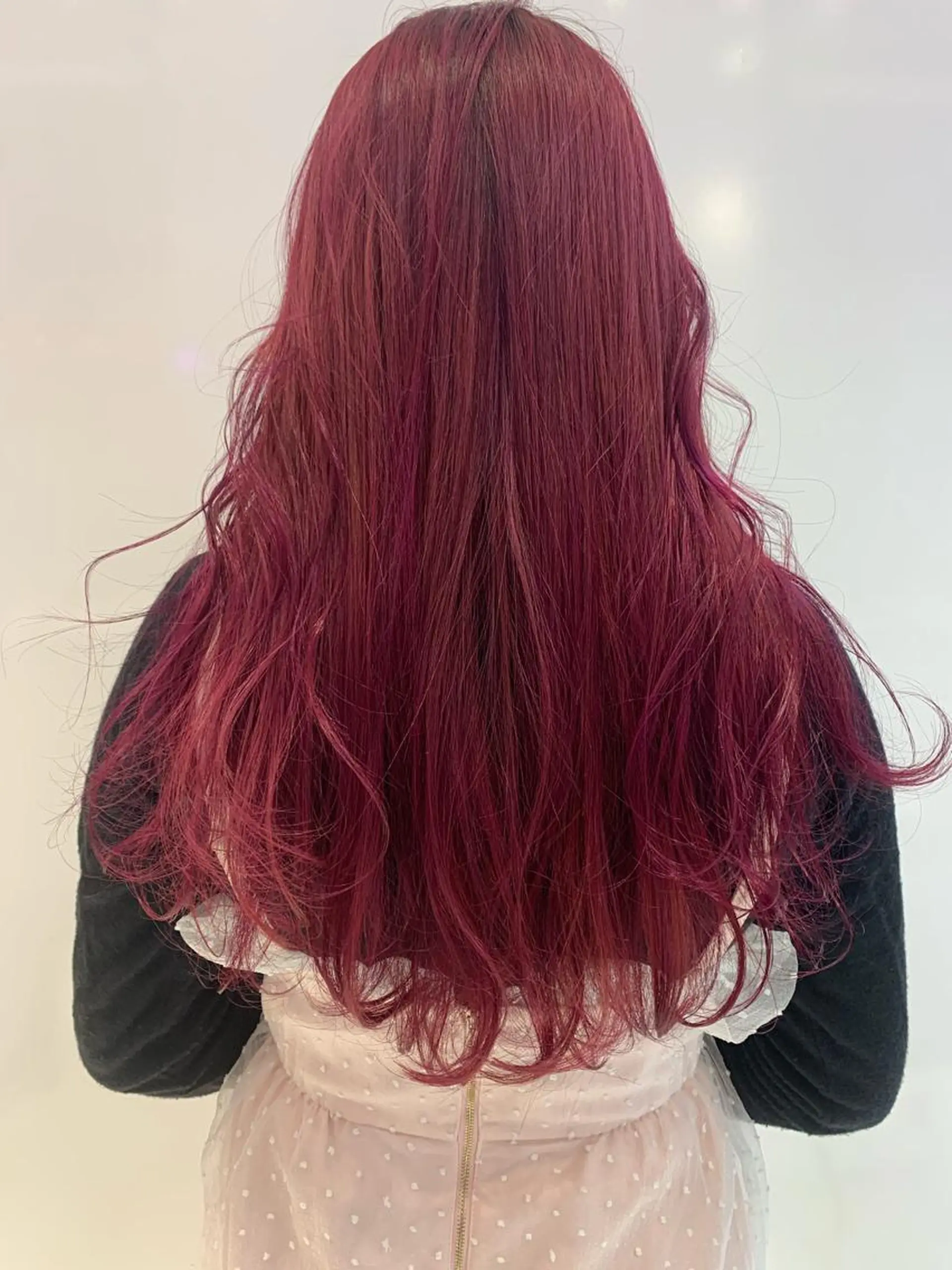 ロング カラー ブリーチ ハッシュカット/ハイ トーン/MANAMIのヘアスタイル