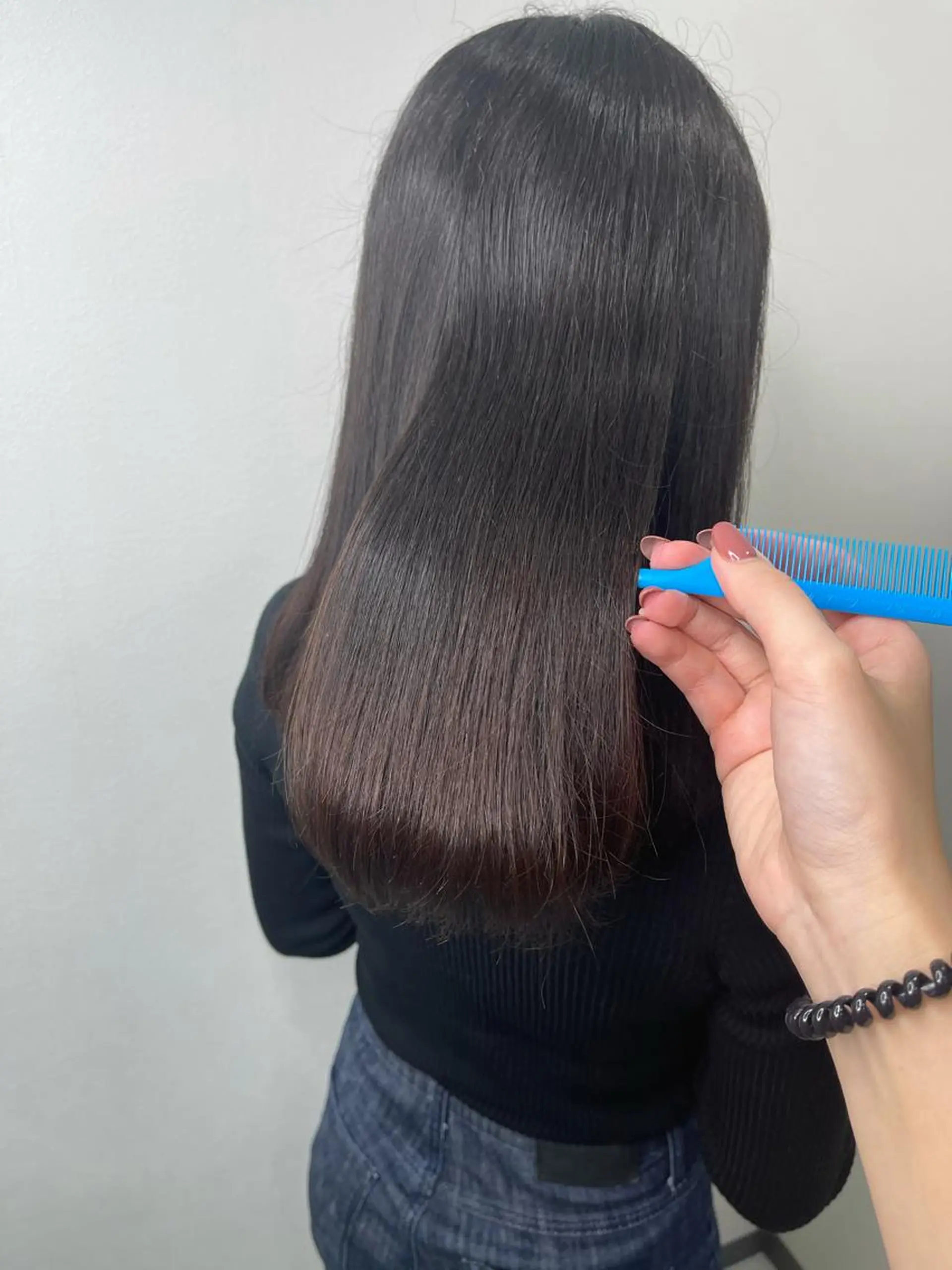 ロング &chaLme   心斎橋所属・emi/髪質改善/ 韓国風/艶カラーのヘアスタイル