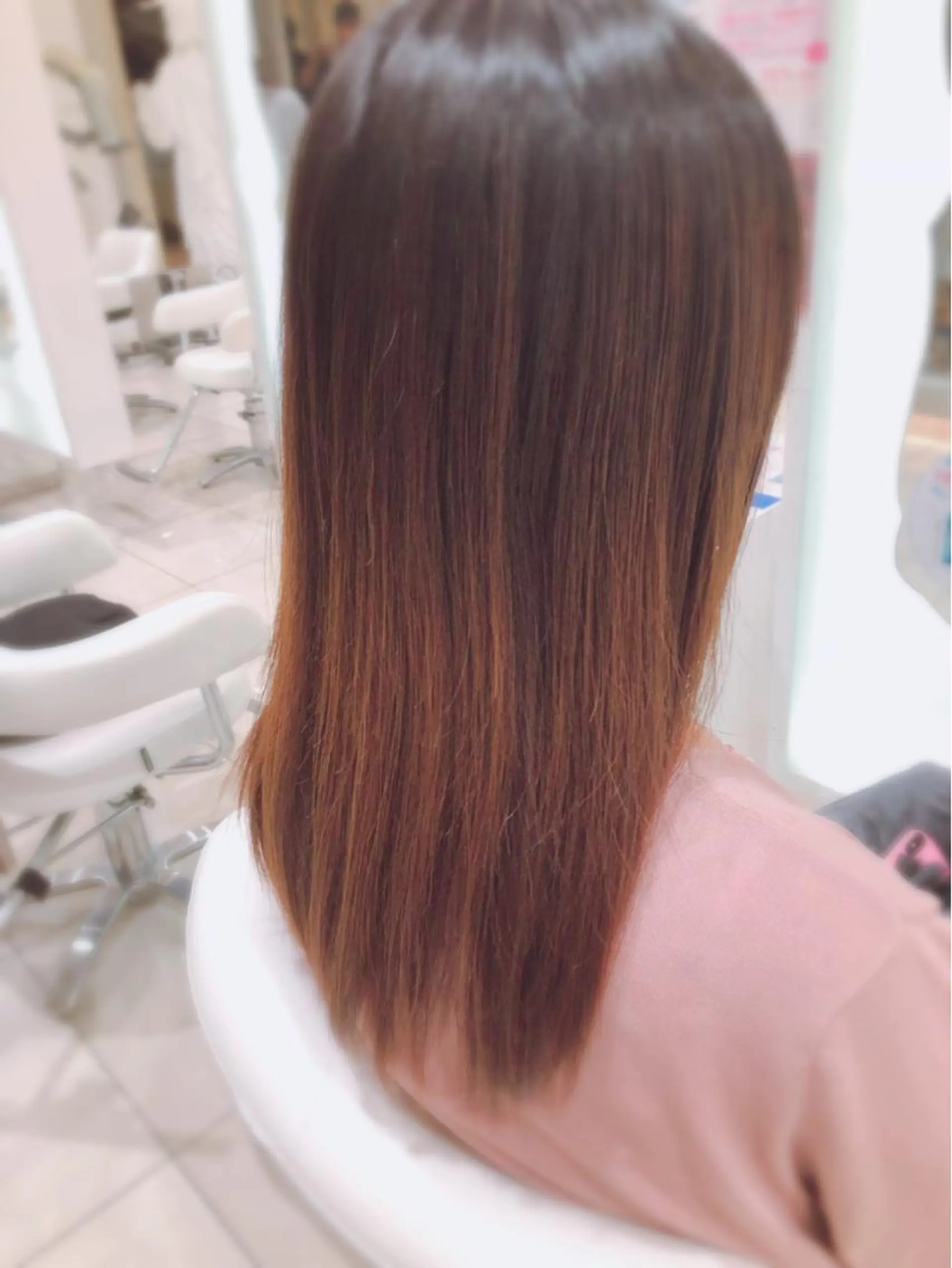 ロング カット ヘアカラー トリートメント セレスト心斎橋所属・上田 篤史のヘアスタイル