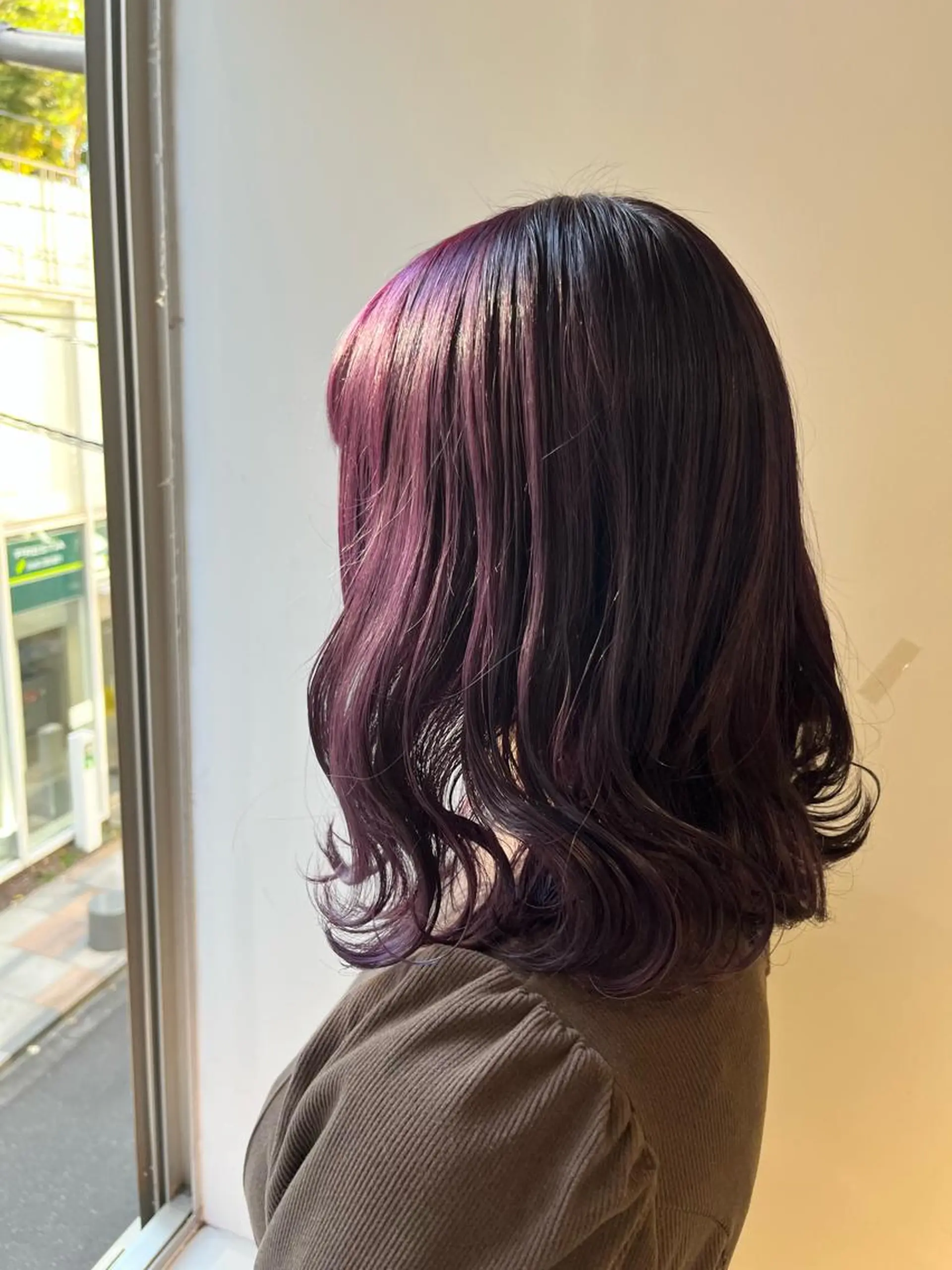 ミディアム カラー 🌿earth亀有店 【緑髪のノブ】🌿のヘアスタイル