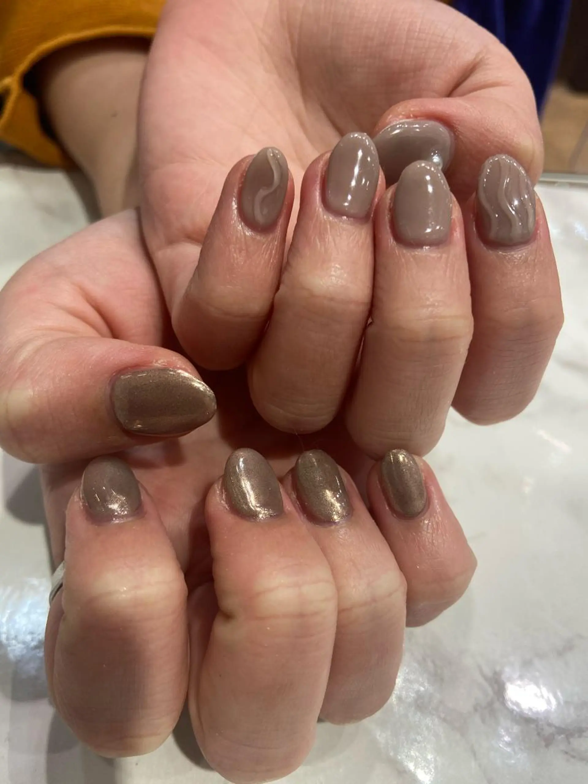 ネイル ハンドネイル 🧸プルエクステ❤︎ ネイルKAO🧸のヘアスタイル