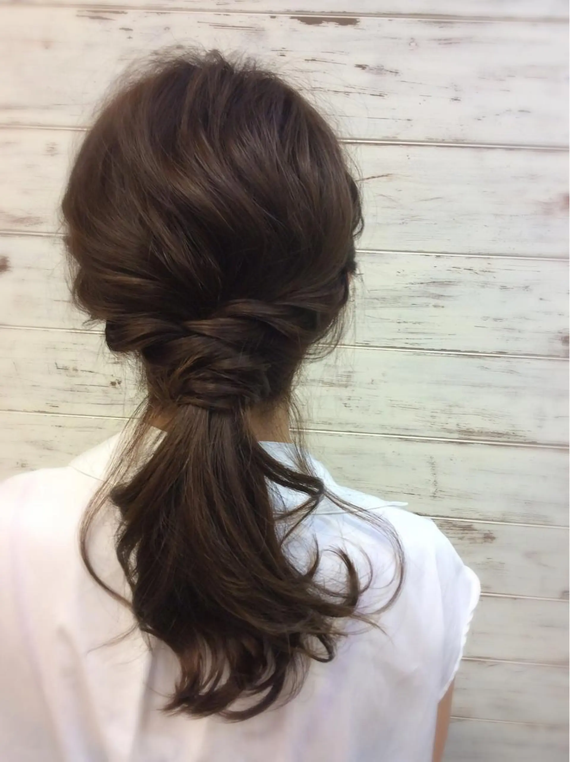 ショート ミディアム セミロング ロング カラー パーマ ヘアアレンジ ポニーテール 日比 貴大/ minim hairのヘアスタイル