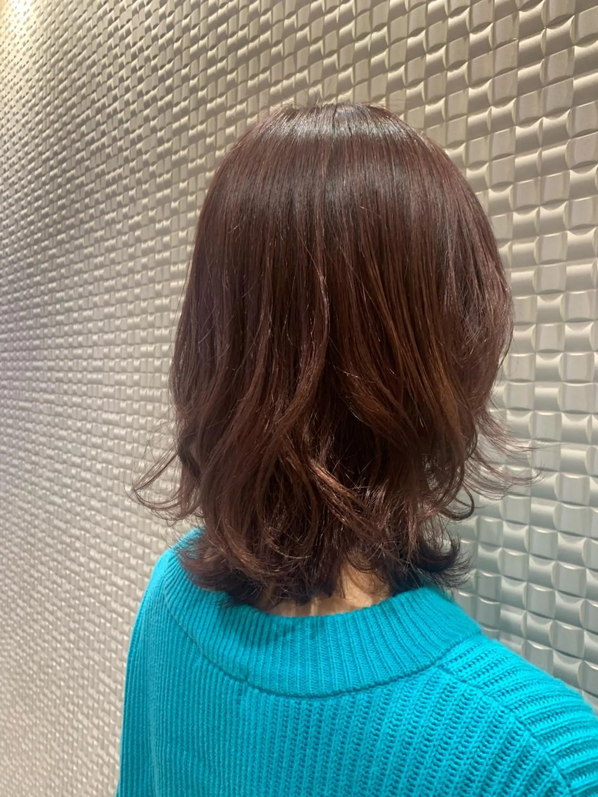 ミディアム カラー パーマ シャドールーツ美容師 篠原康太のヘアスタイル