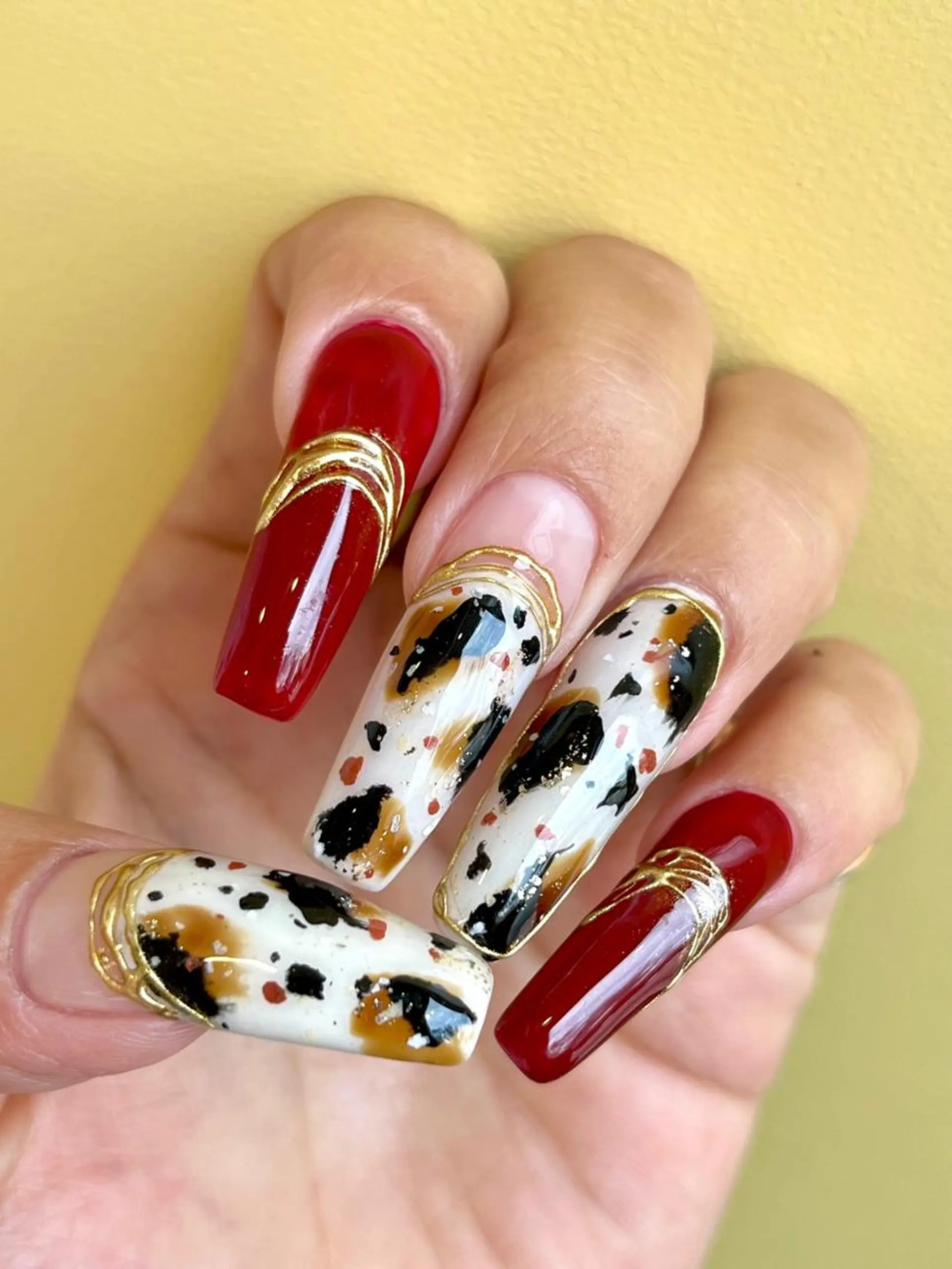 ロング ネイル ニュアンスネイル スカルプネイル ハンドネイル まり りぃ〜んのネイルデザイン