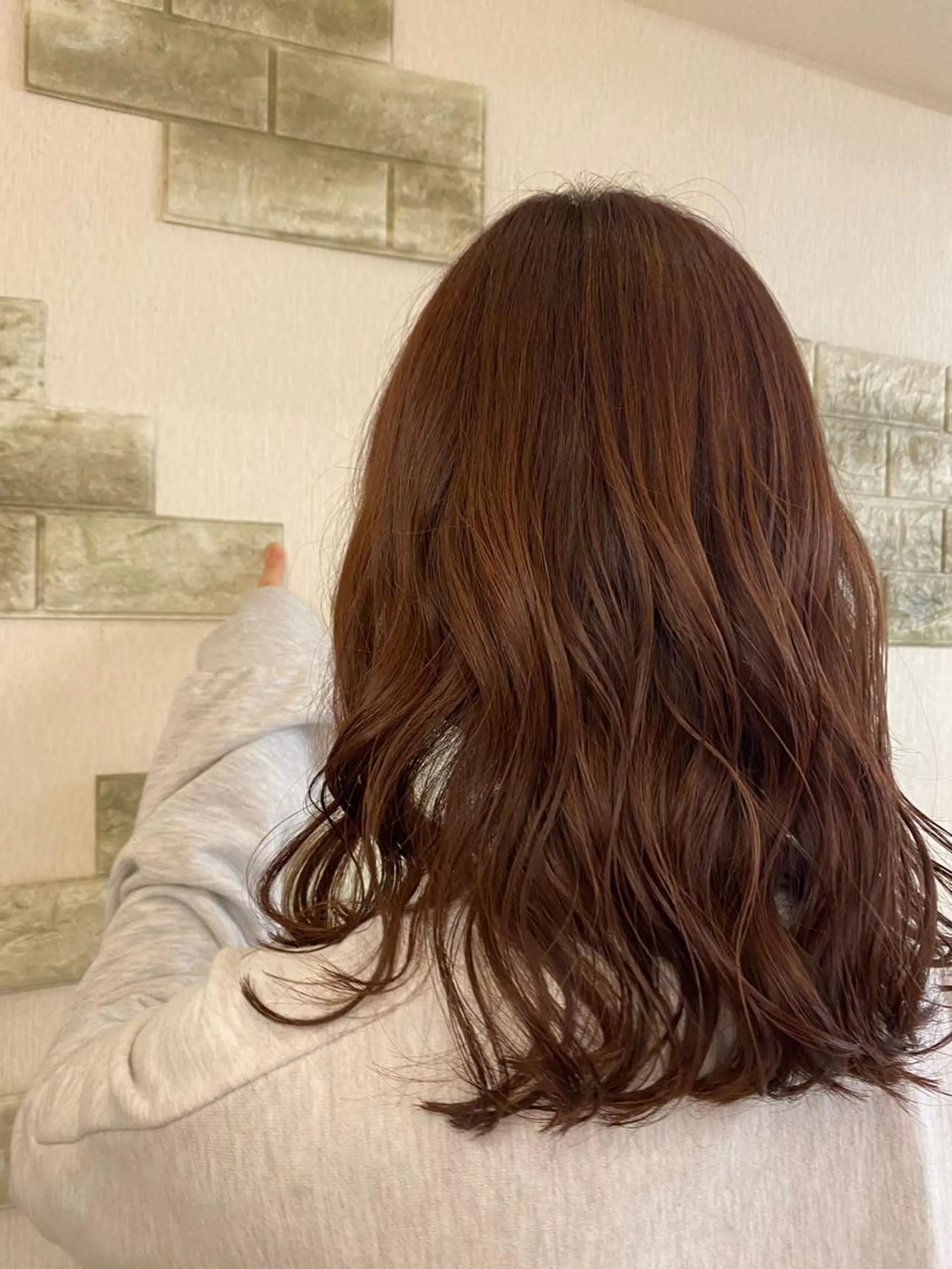 ロング カラー ブリーチ ブラウンカラー ピンクカラー ピンクブラウン ️🫧押上️🫧はな 🫧まとまるショートのヘアスタイル