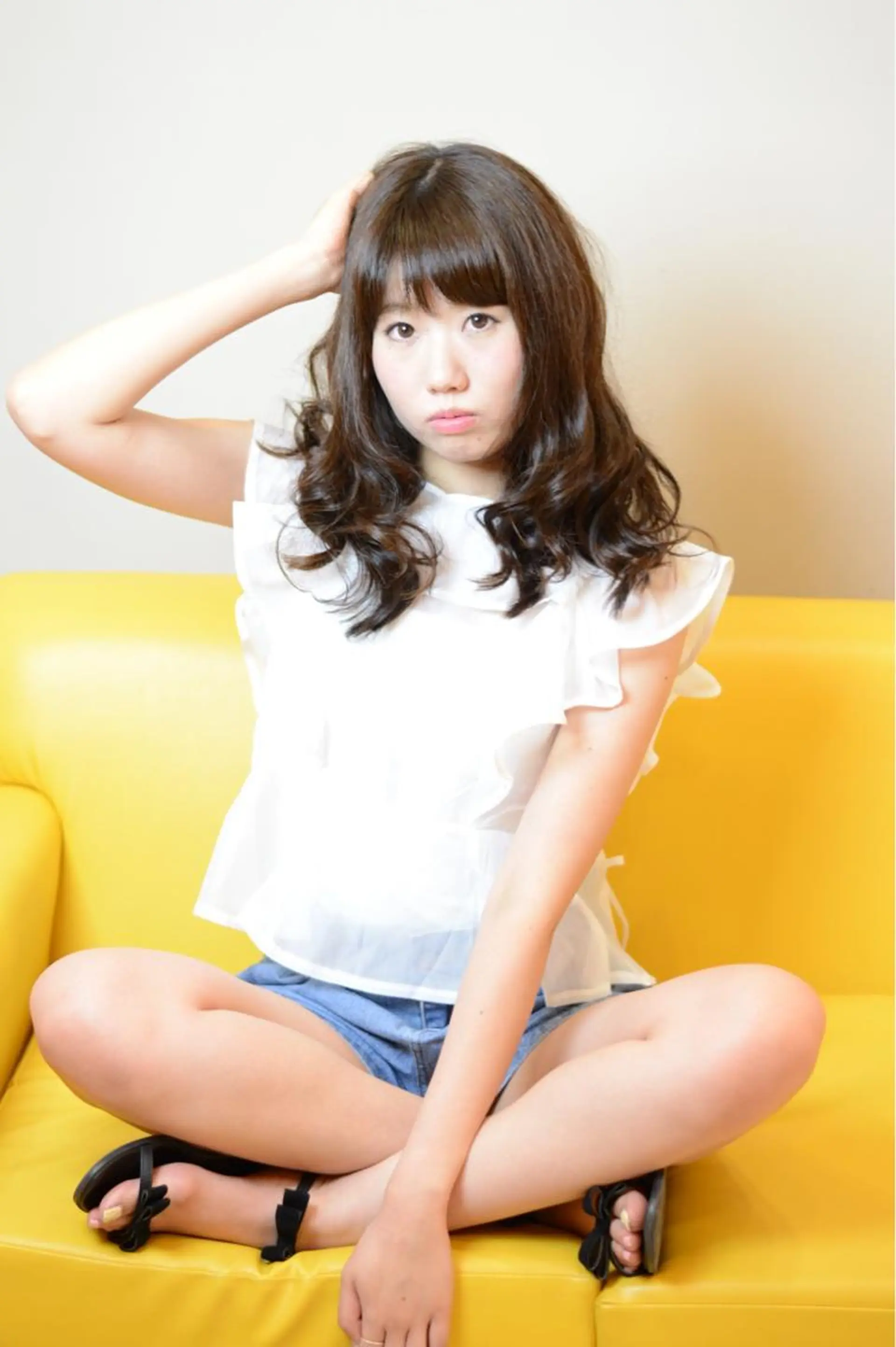 ロング カラー テラモト カズヨシのヘアスタイル