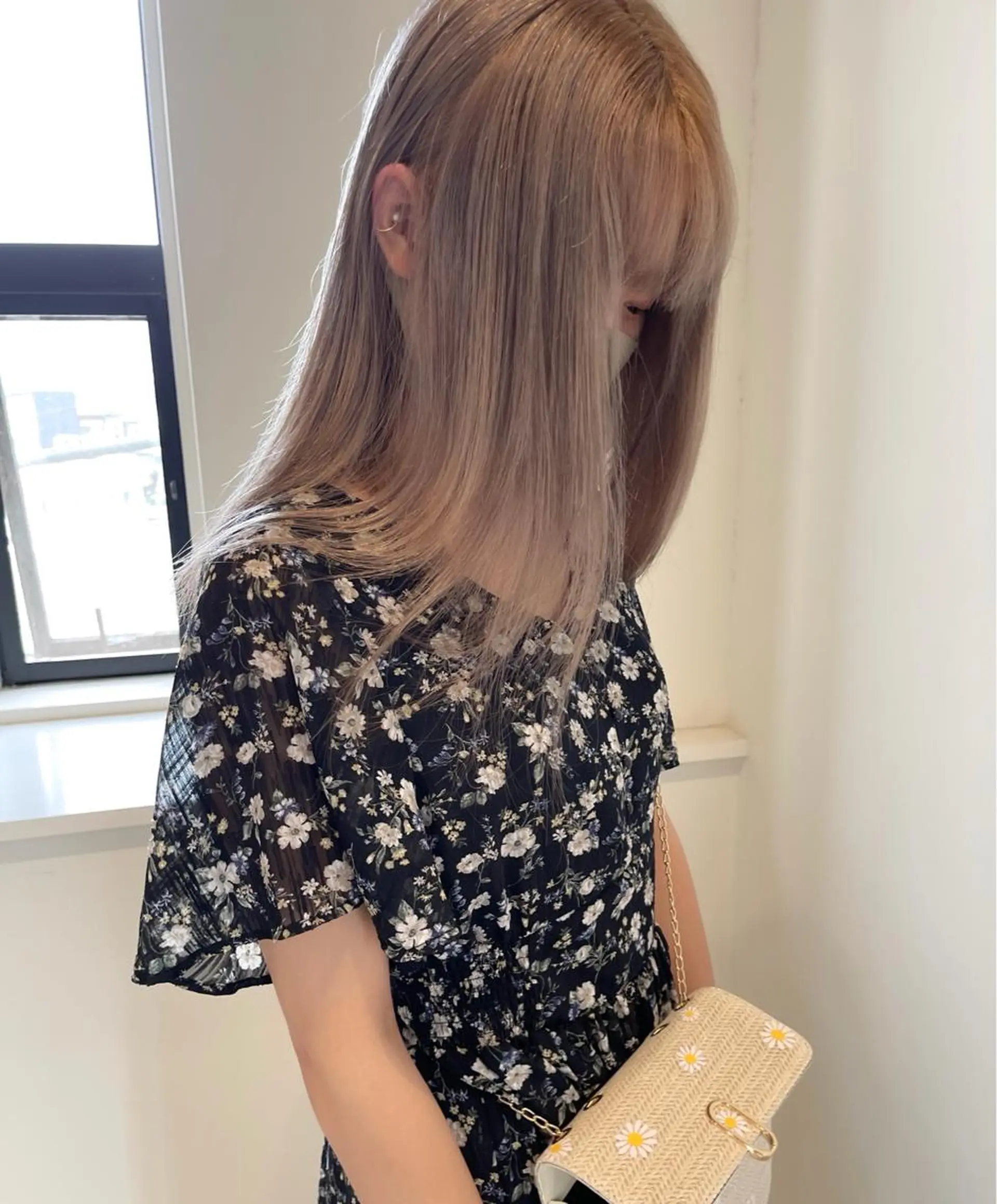 ミディアム カラー ベージュカラー 清水 亮太／赤み消しカラーのヘアスタイル