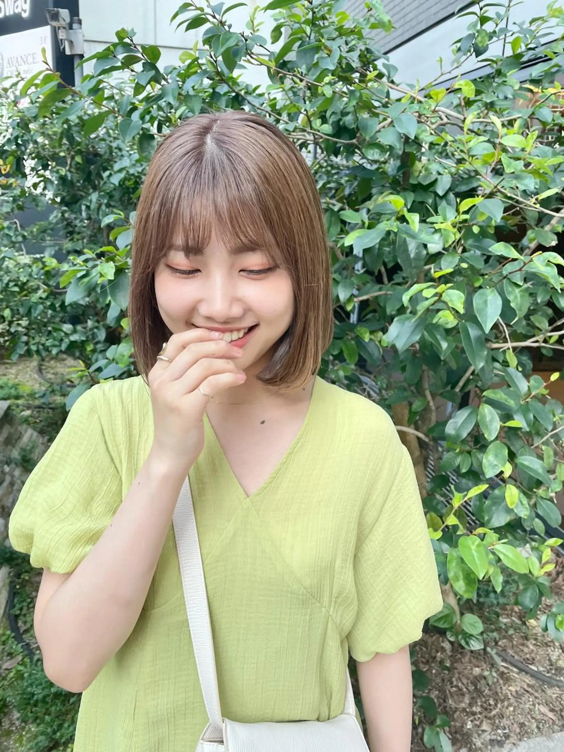 ミディアム カラー パーマ ヘアアレンジ メンズ キッズ ネイル マツエク・マツパ カット ヘアカラー トリートメント tatsumi/ボブ ウルフ/レイヤーのヘアスタイル