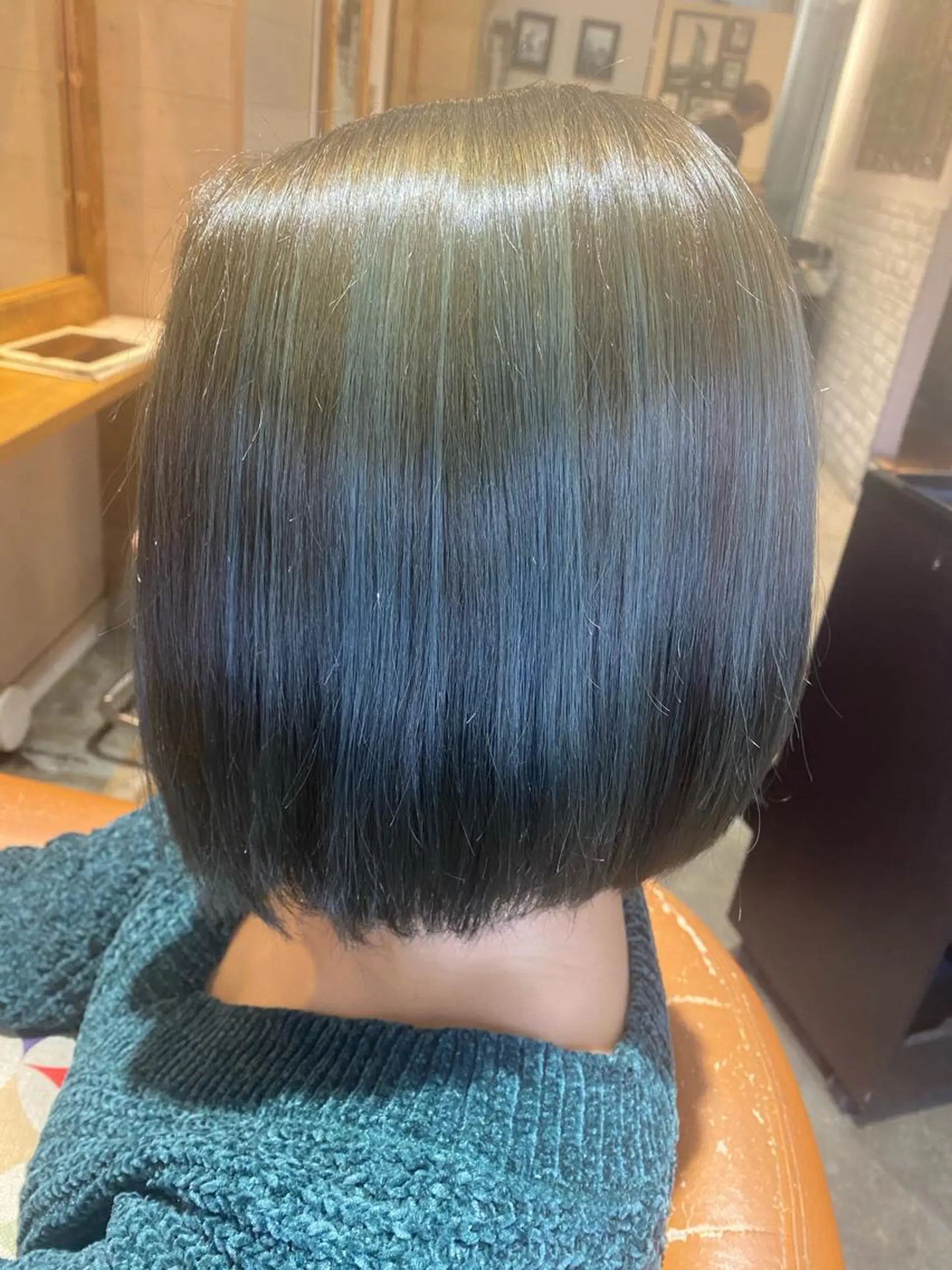 ショート カラー 髪質改善×矯正🫧 韓国ヘアasamiのヘアスタイル