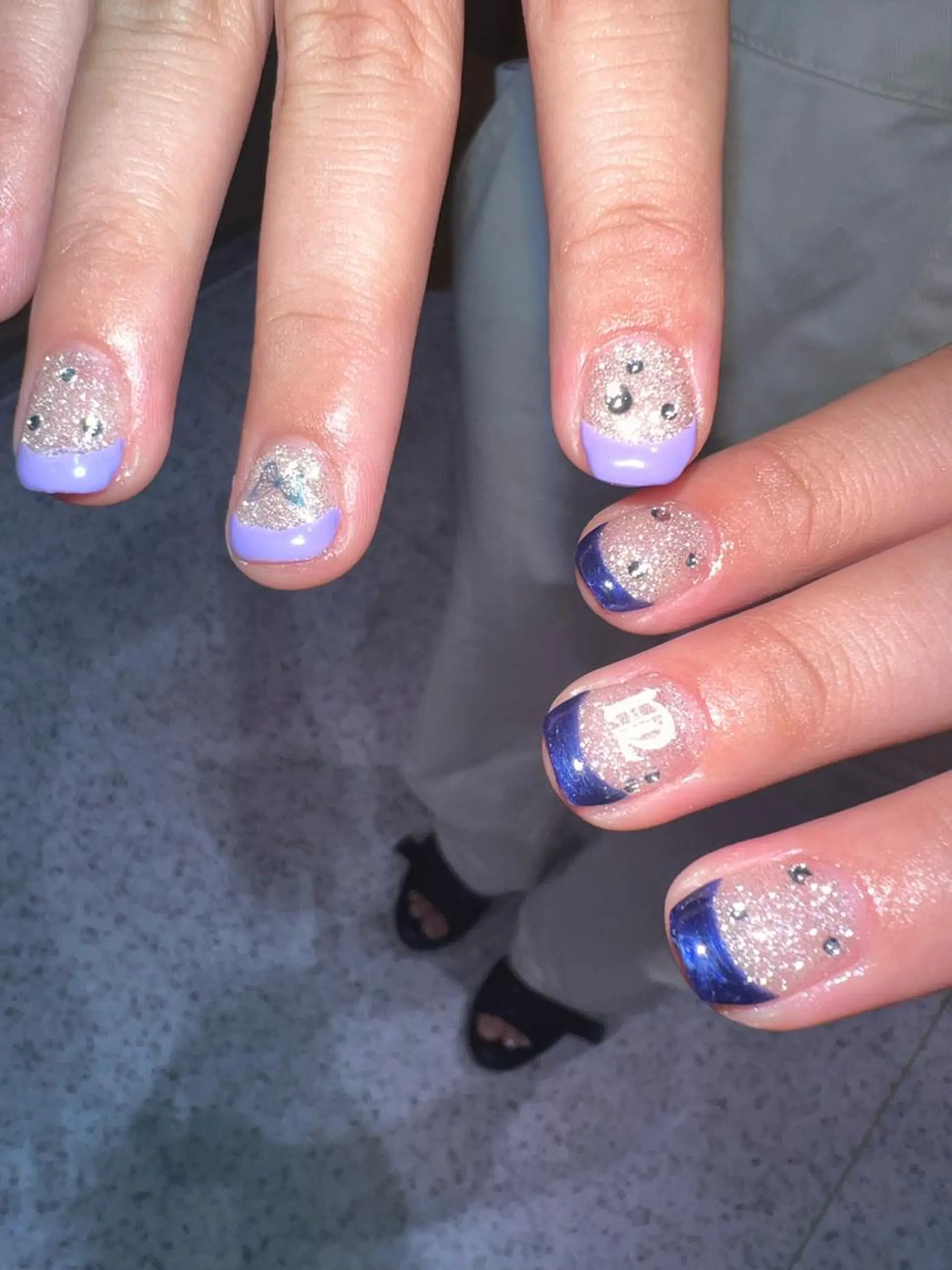 ネイル フレンチネイル 個性派／中韓ネイル SAKURAのネイルデザイン