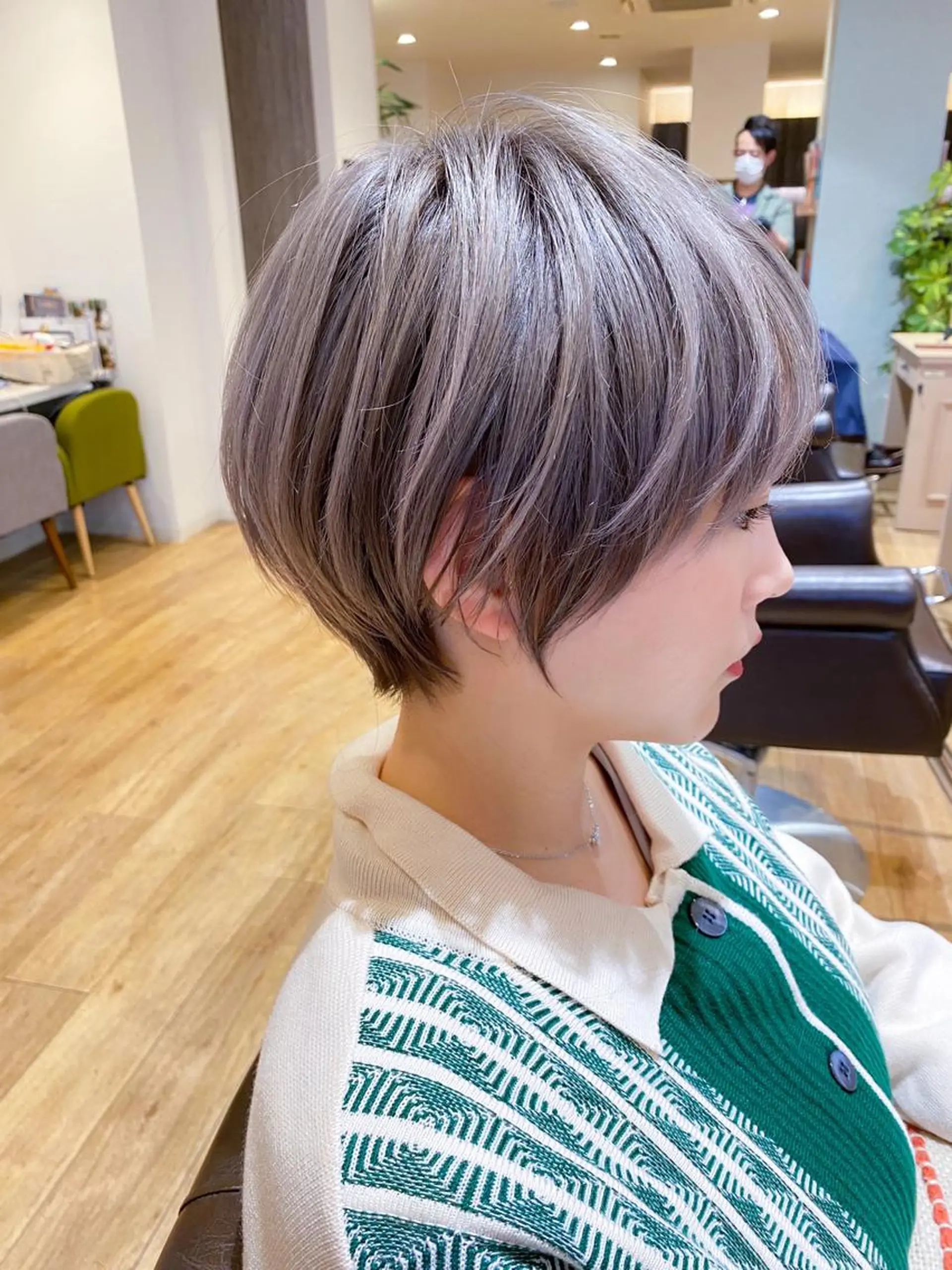 ショート カラー ショートヘア 柳 雄輝のヘアスタイル