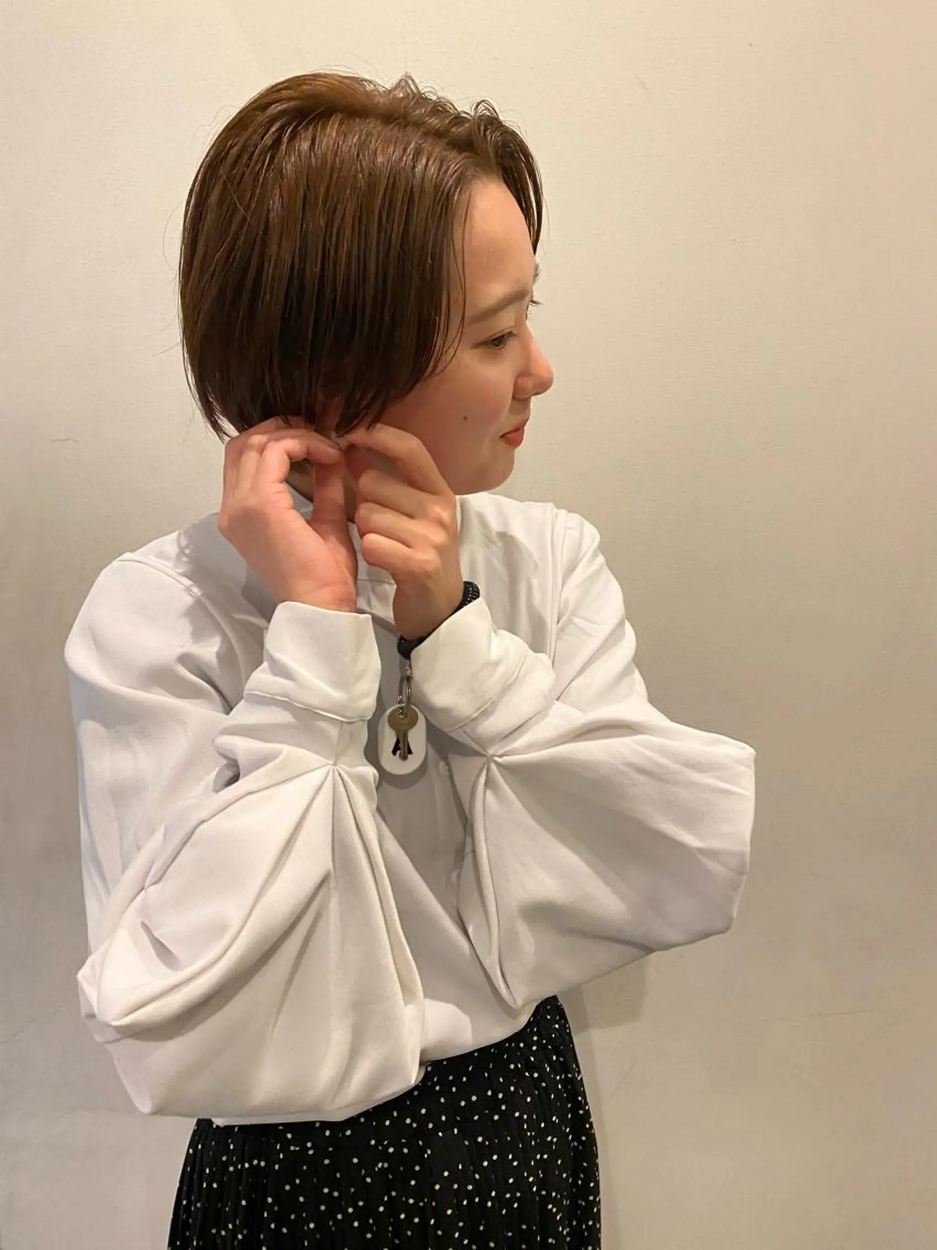 ショート deco所属・無料カットモデル 丸川英心のヘアスタイル