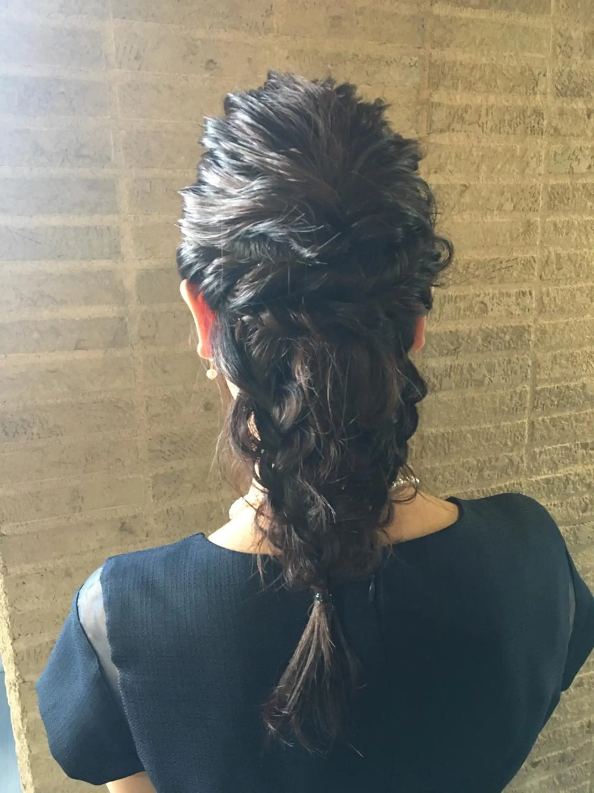 セミロング ヘアアレンジ ヘアセット ぱつっとボブ/ 小野あかねのその他イメージ