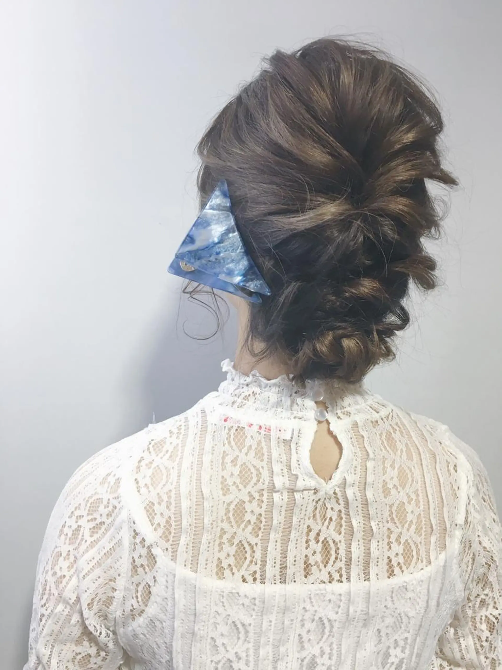 ミディアム カラー パーマ ヘアアレンジ 髪質改善、エクステ 山口卓哉のヘアスタイル