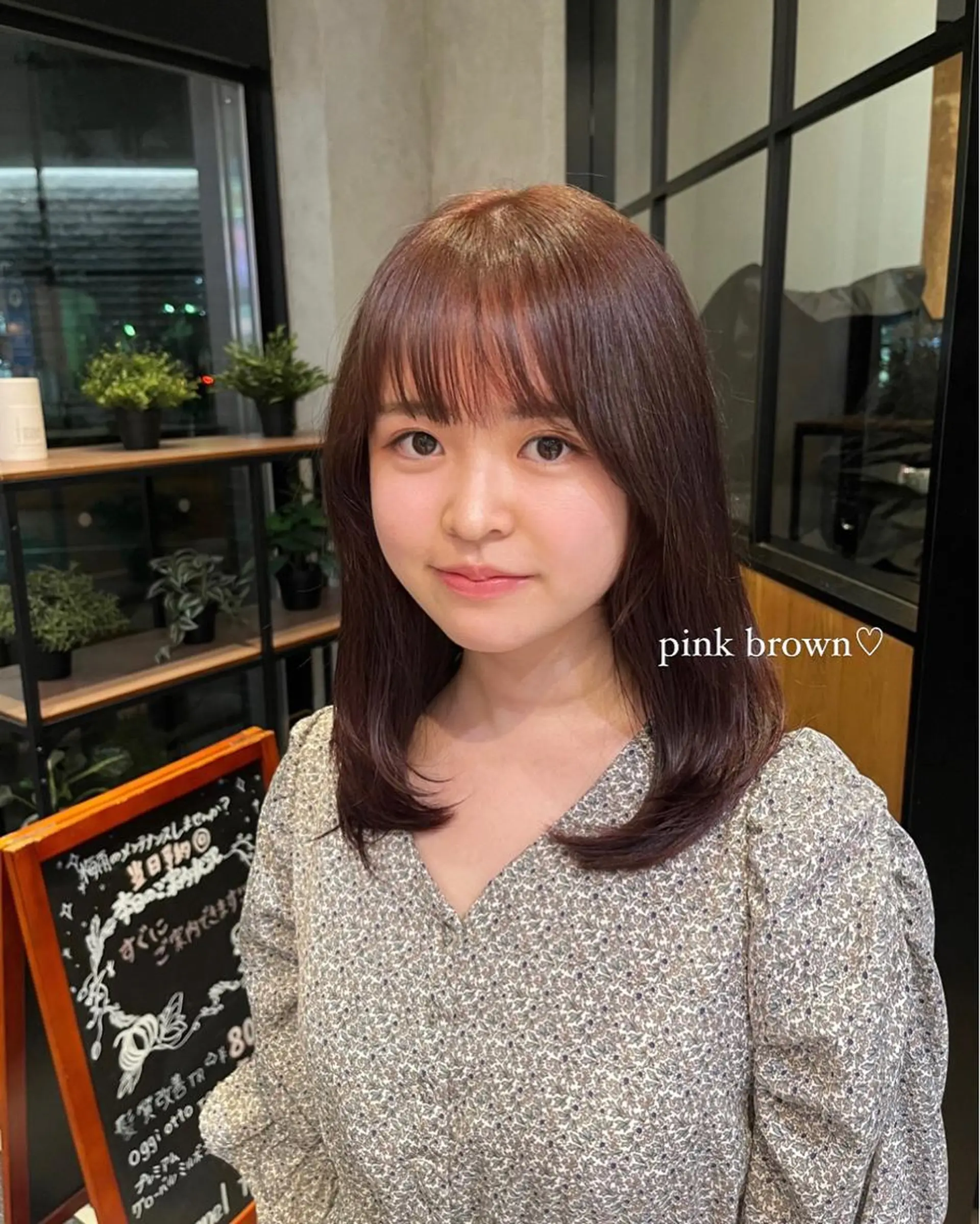 セミロング カラー ヘアアレンジ yuuri🎀/大宮 /韓国ヘア/レイヤーのヘアスタイル