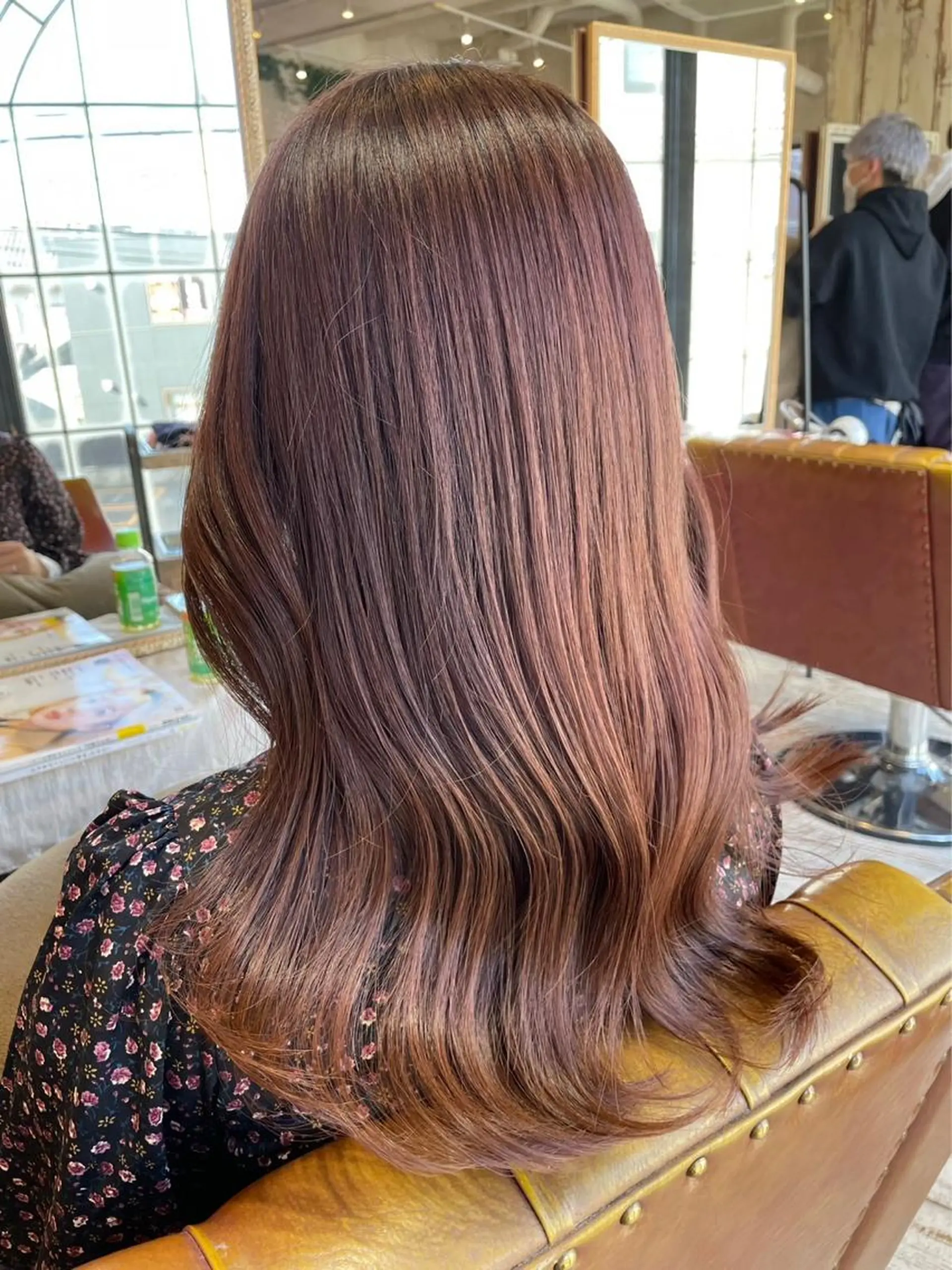 ロング カラー 美濃 咲穂のヘアスタイル