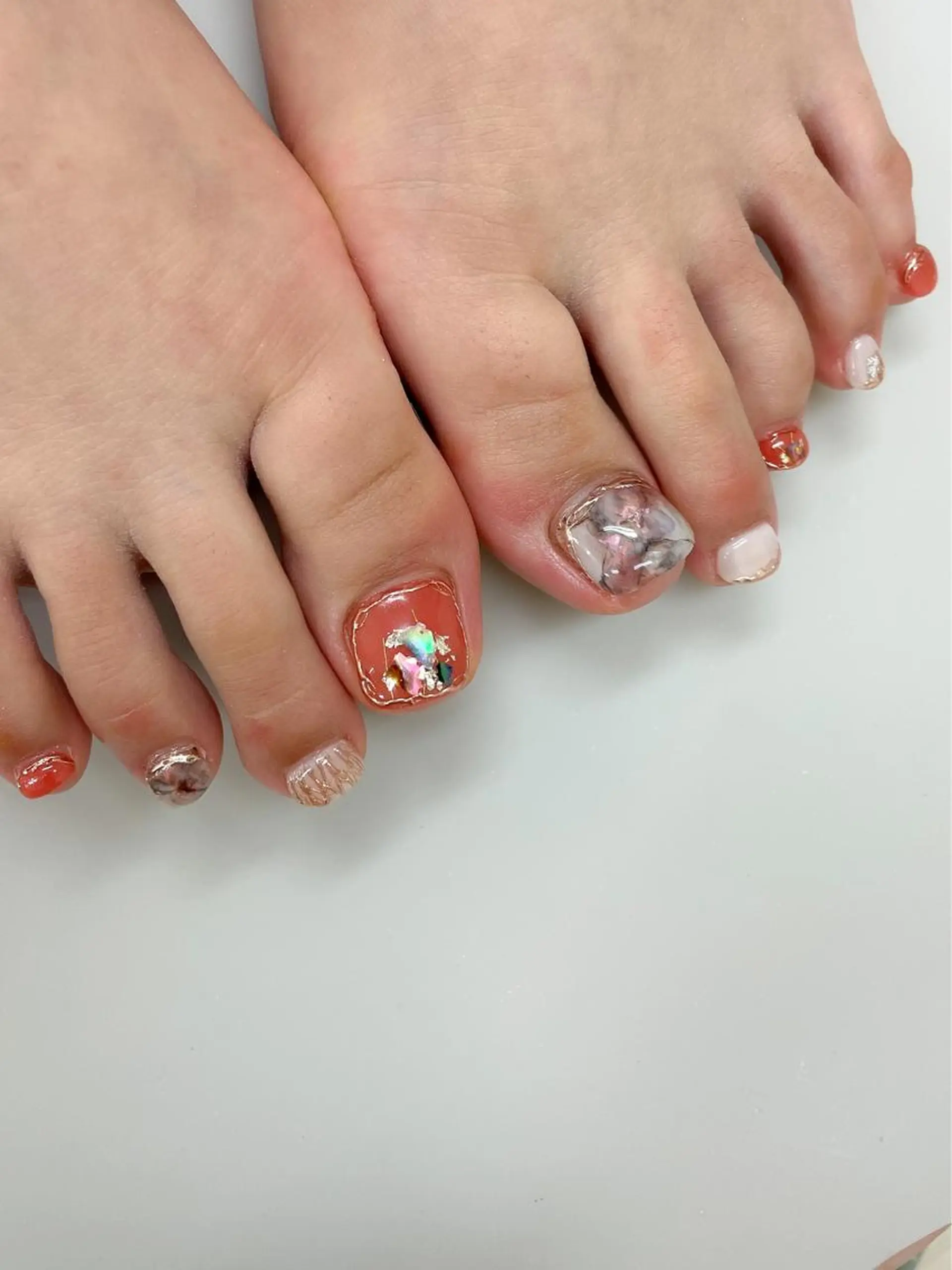 ネイル フットネイル Hisaka Mikiのネイルデザイン