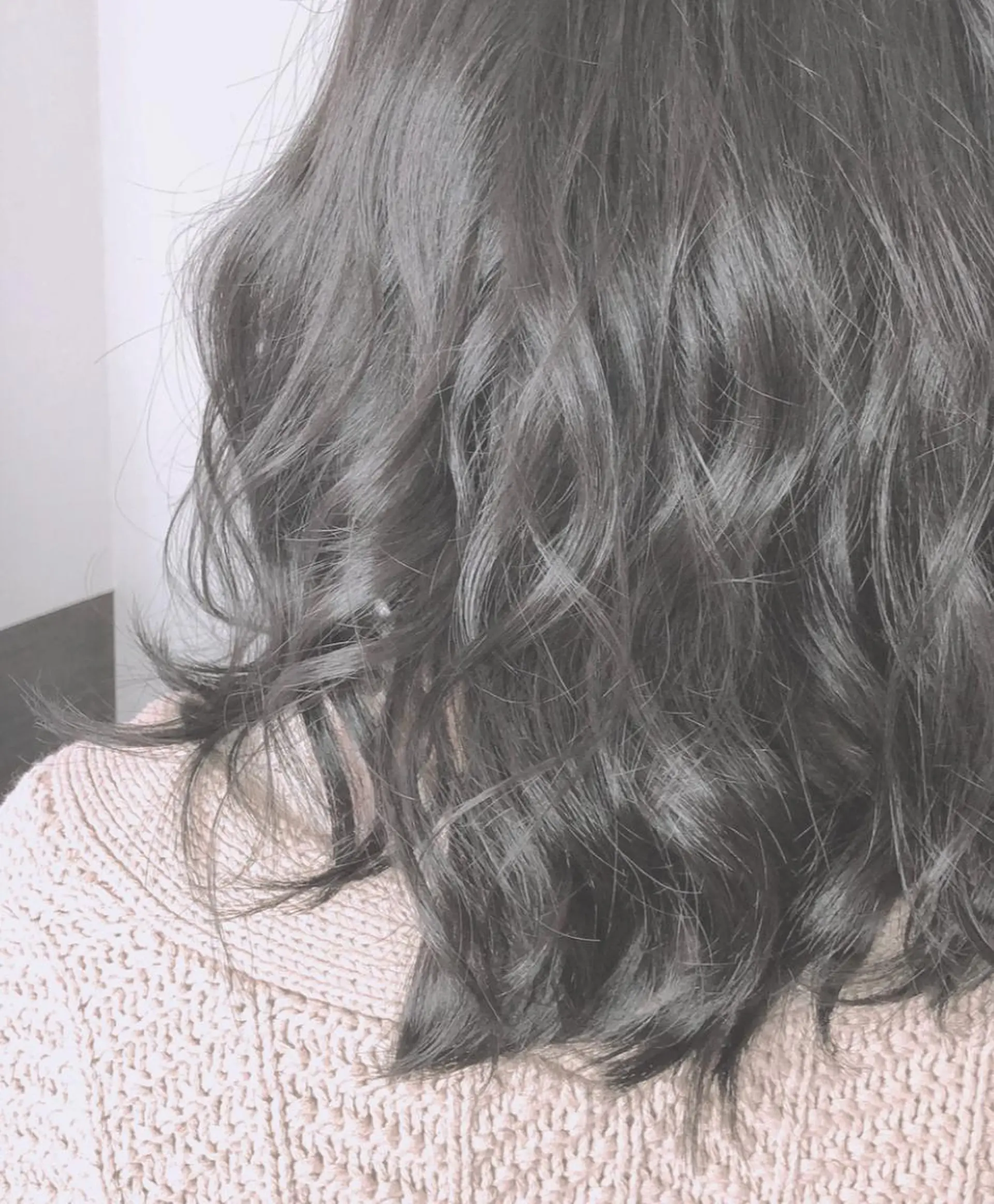 ミディアム カラー 🧸プルエクステ❤︎ ネイルKAO🧸のヘアスタイル