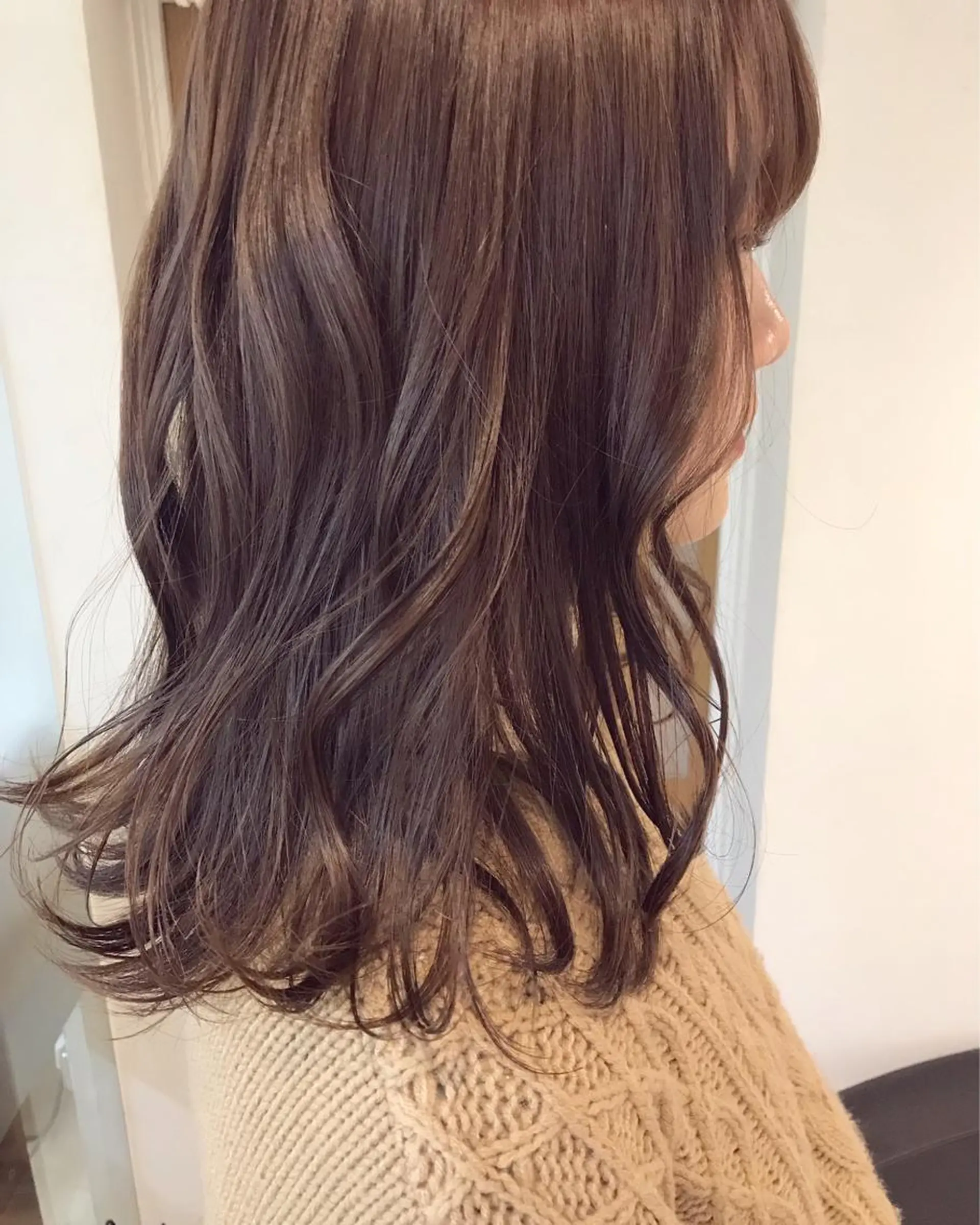 セミロング カラー Click所属・クニモトハルナ ボブ/柔らかカラーのヘアスタイル