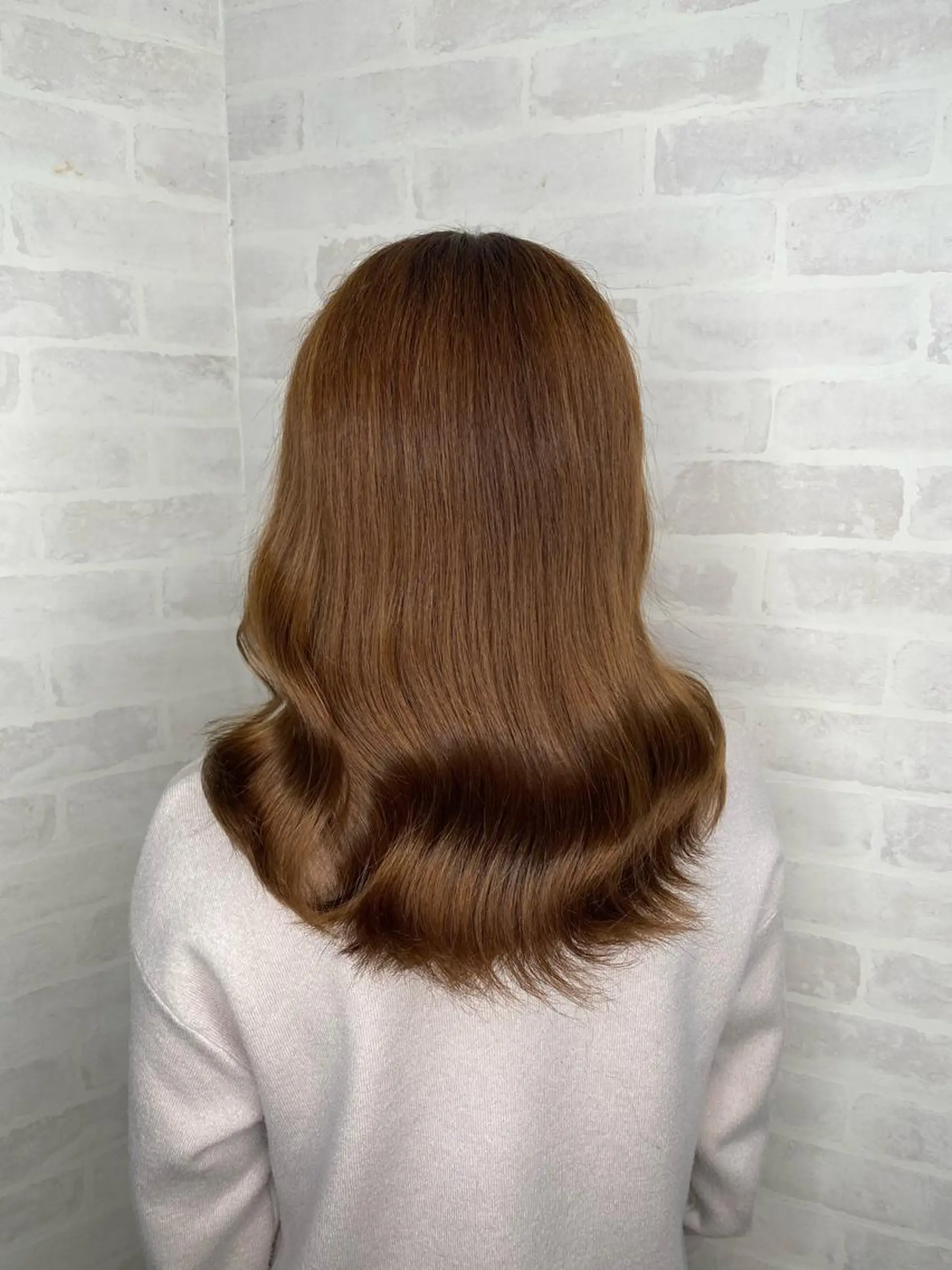 セミロング カラー ベージュカラー ミルクティーベージュ 無料カット募集中🌷 ちひり𓂃𓈒♡‪のヘアスタイル