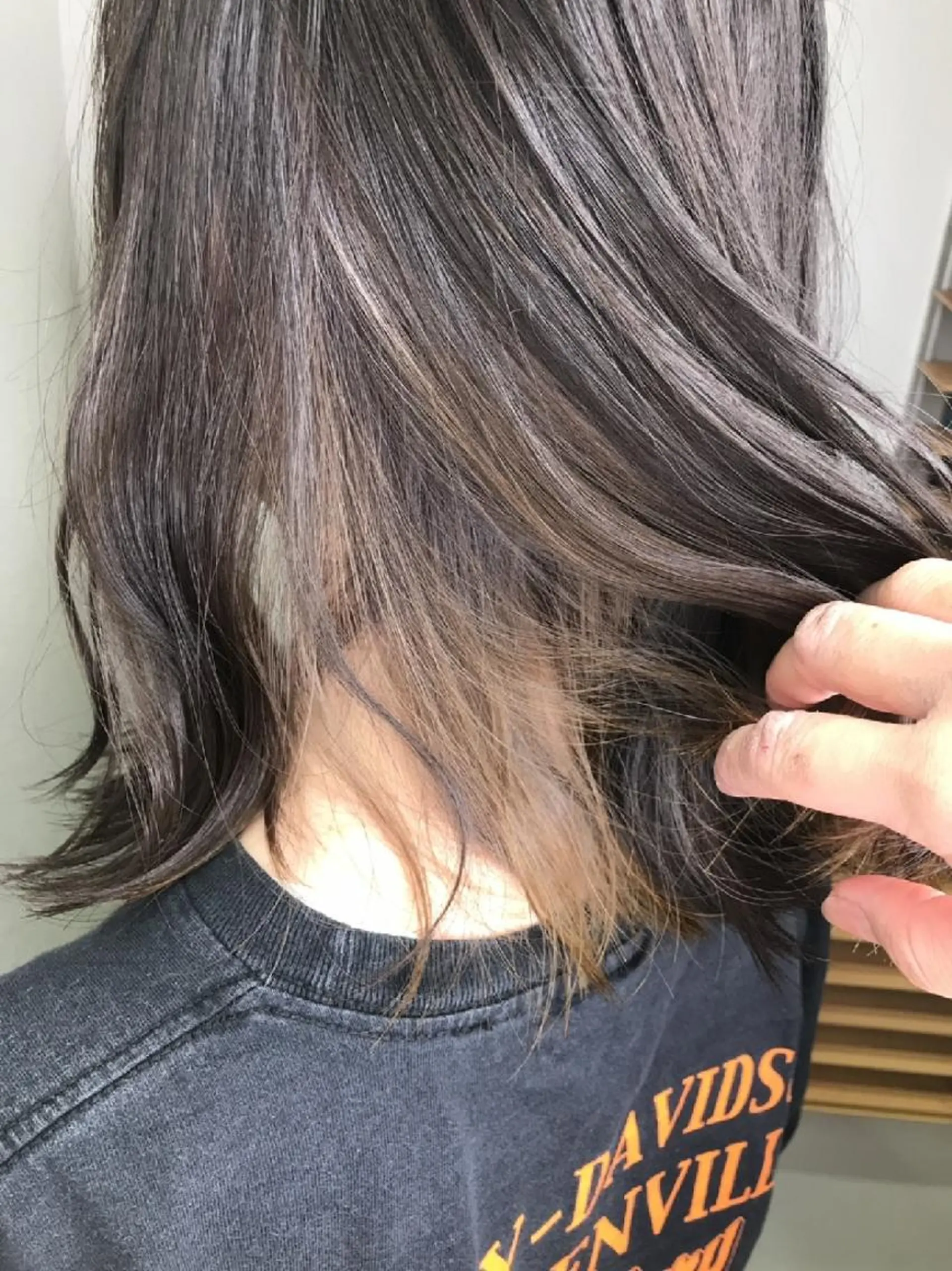 ミディアム ヘアアレンジ カラー 髪質改善/縮毛/新宿 🫧SUZUKA🫧のヘアスタイル