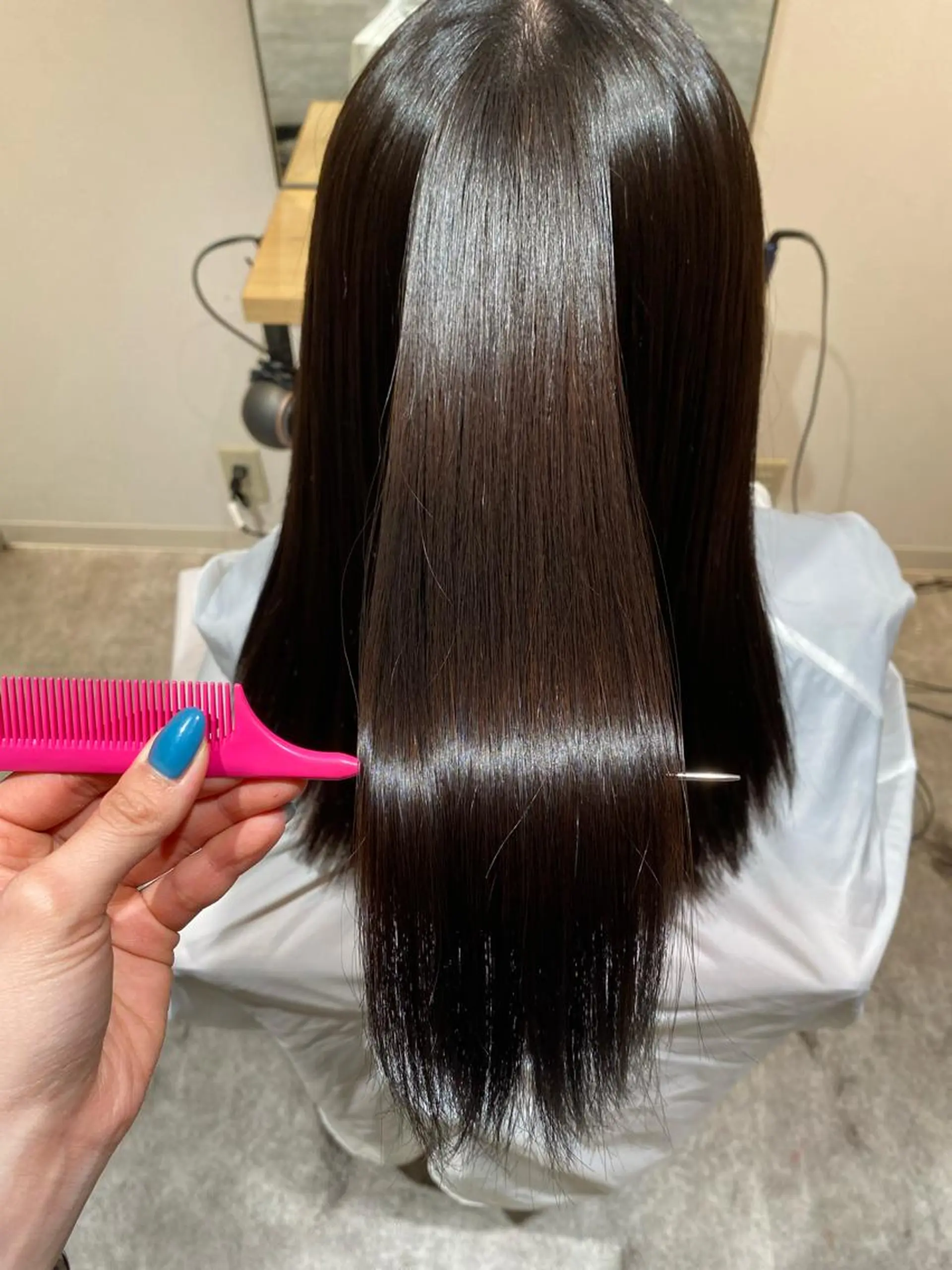 セミロング 縮毛矯正 カット 縮毛矯正 オスズ 🎀´-のヘアスタイル