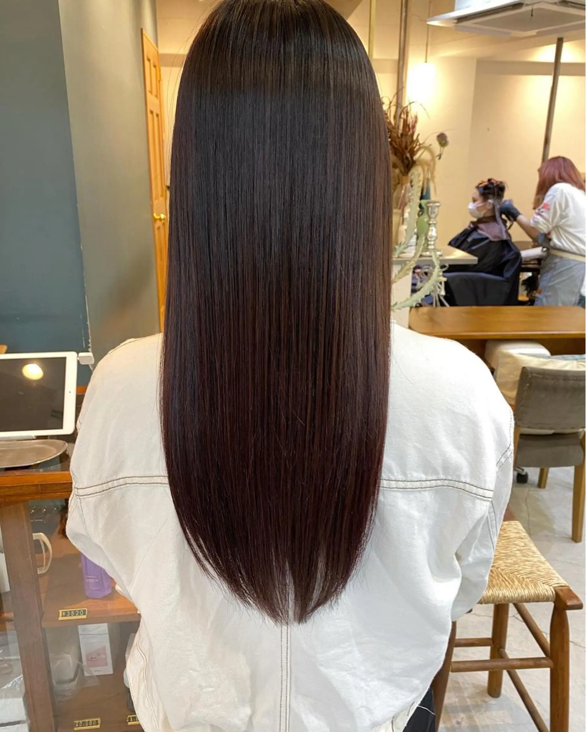 ロング カラー パーマ 髪質改善 縮毛矯正 トリートメント OVER→三軒茶屋 /縮毛矯正・髪質改善のヘアスタイル