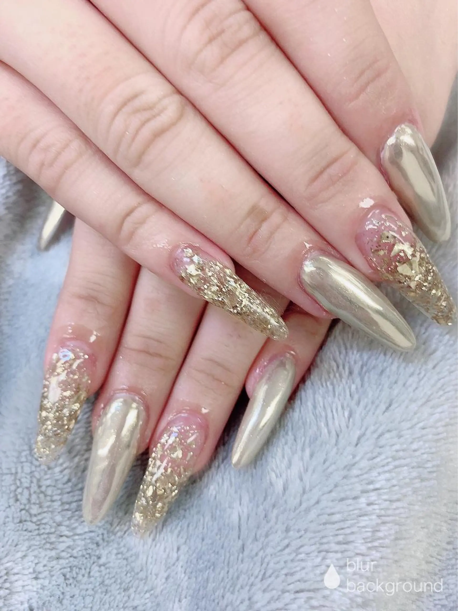 ロング ハンドネイル JNA認定講師🌸 RIEのネイルデザイン