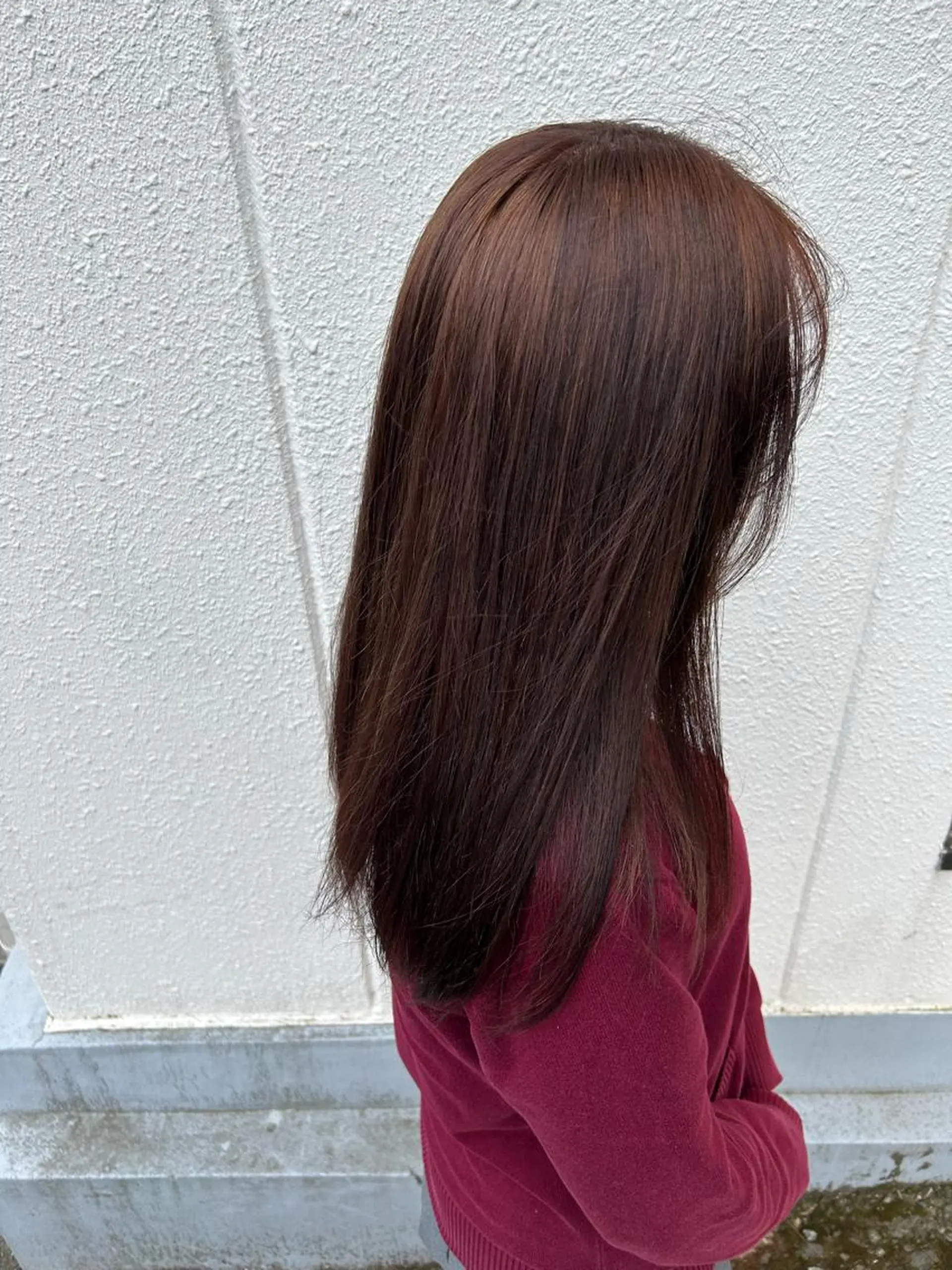 ロング カラー カツキ/GARTE 代官山のヘアスタイル