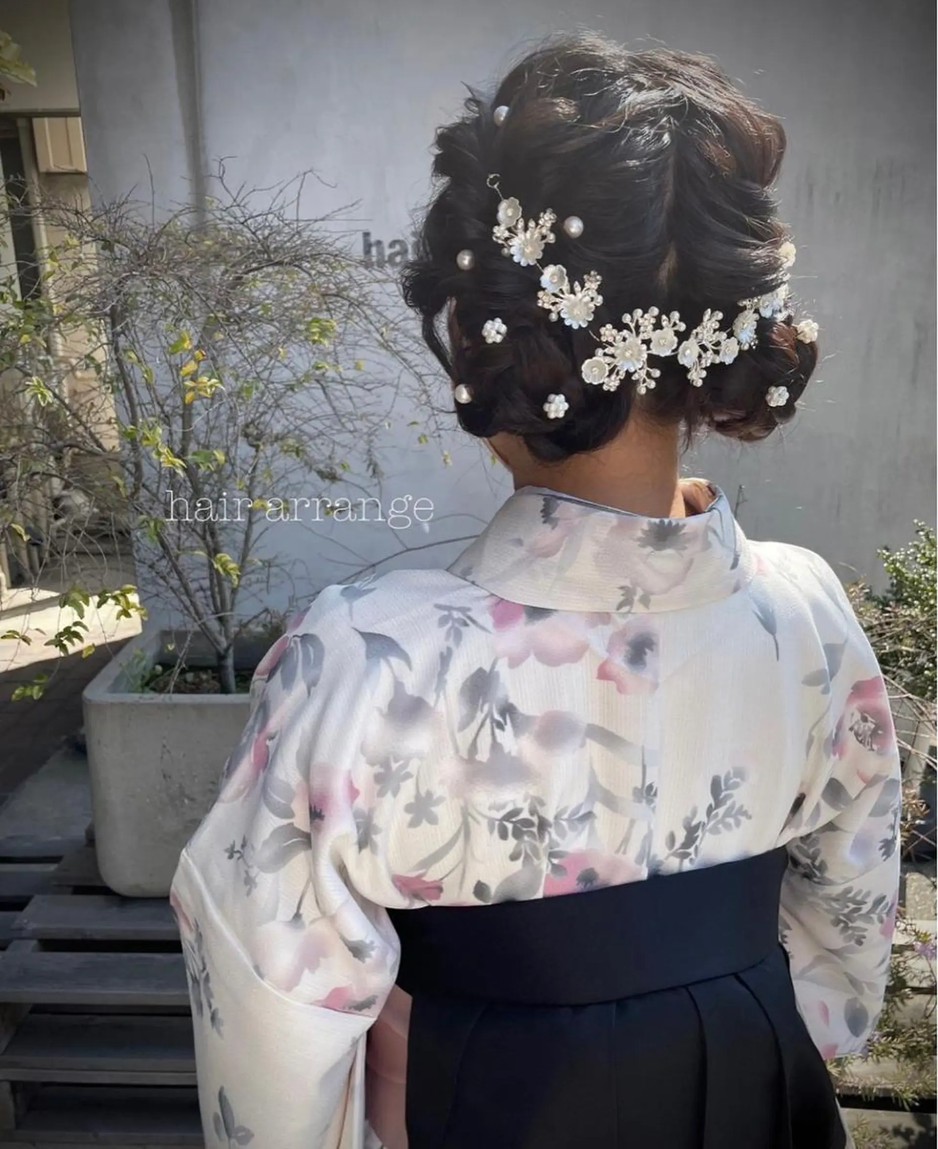 ロング カラー パーマ ヘアアレンジ maho🤍透明感 カラー/顔周りcutのヘアスタイル