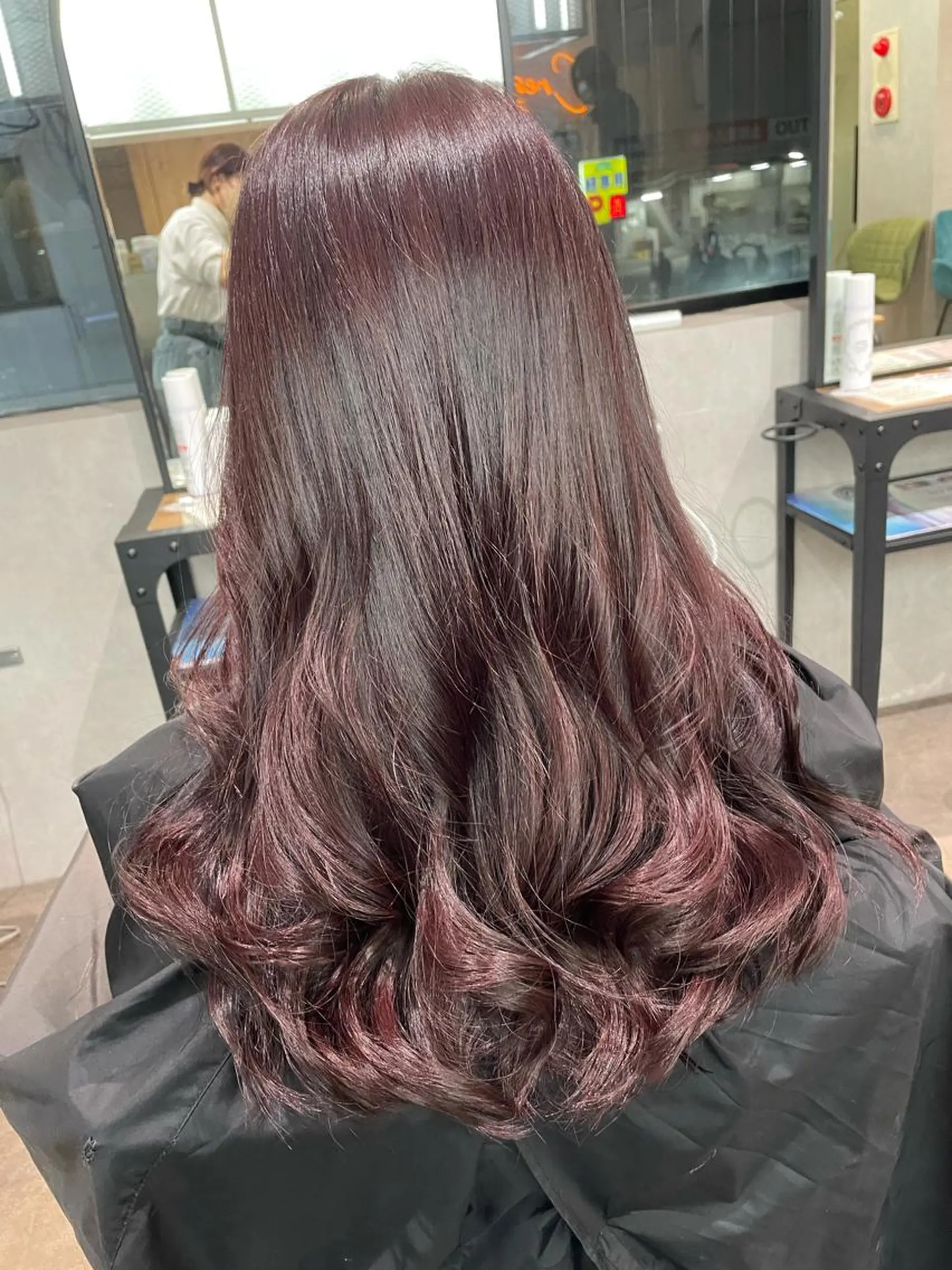 ロング カラー ブラウンカラー ラベンダーカラー ラベンダーピンク ピンクカラー ピンクブラウン ヘアセット ナチュラル透明感🌱 小山美樹子のヘアスタイル